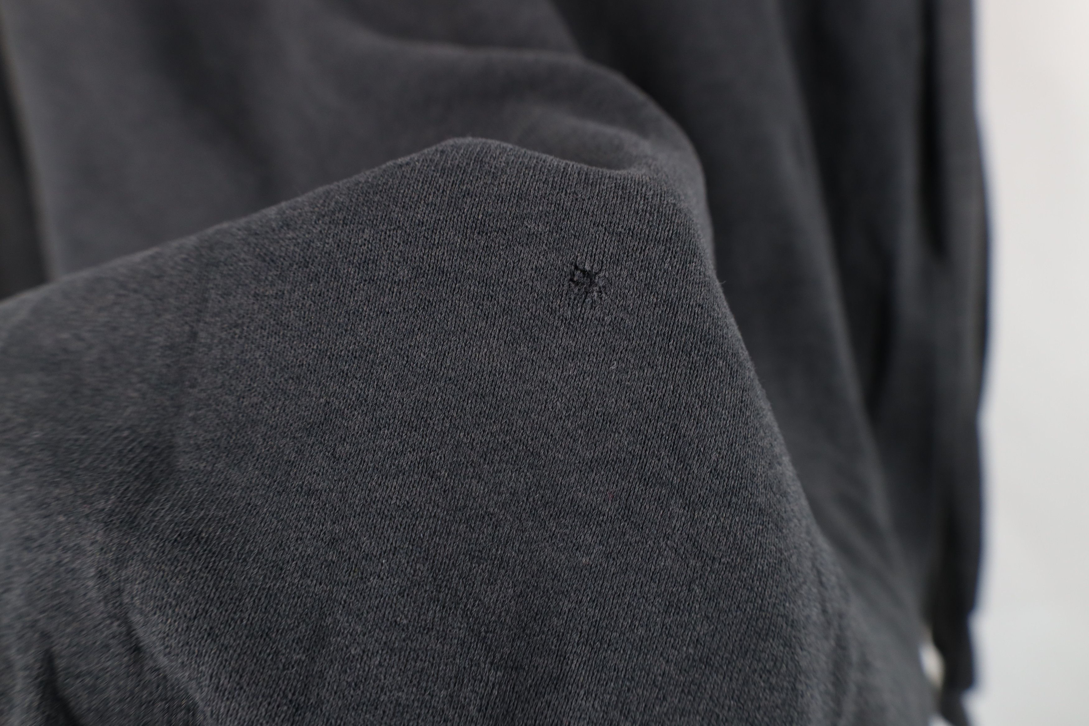 Vintage Vintage 90s Streetwear Blank Crewneck Sweatshirt Black USA Size 3XL / US 20-22 - 6 Thumbnail