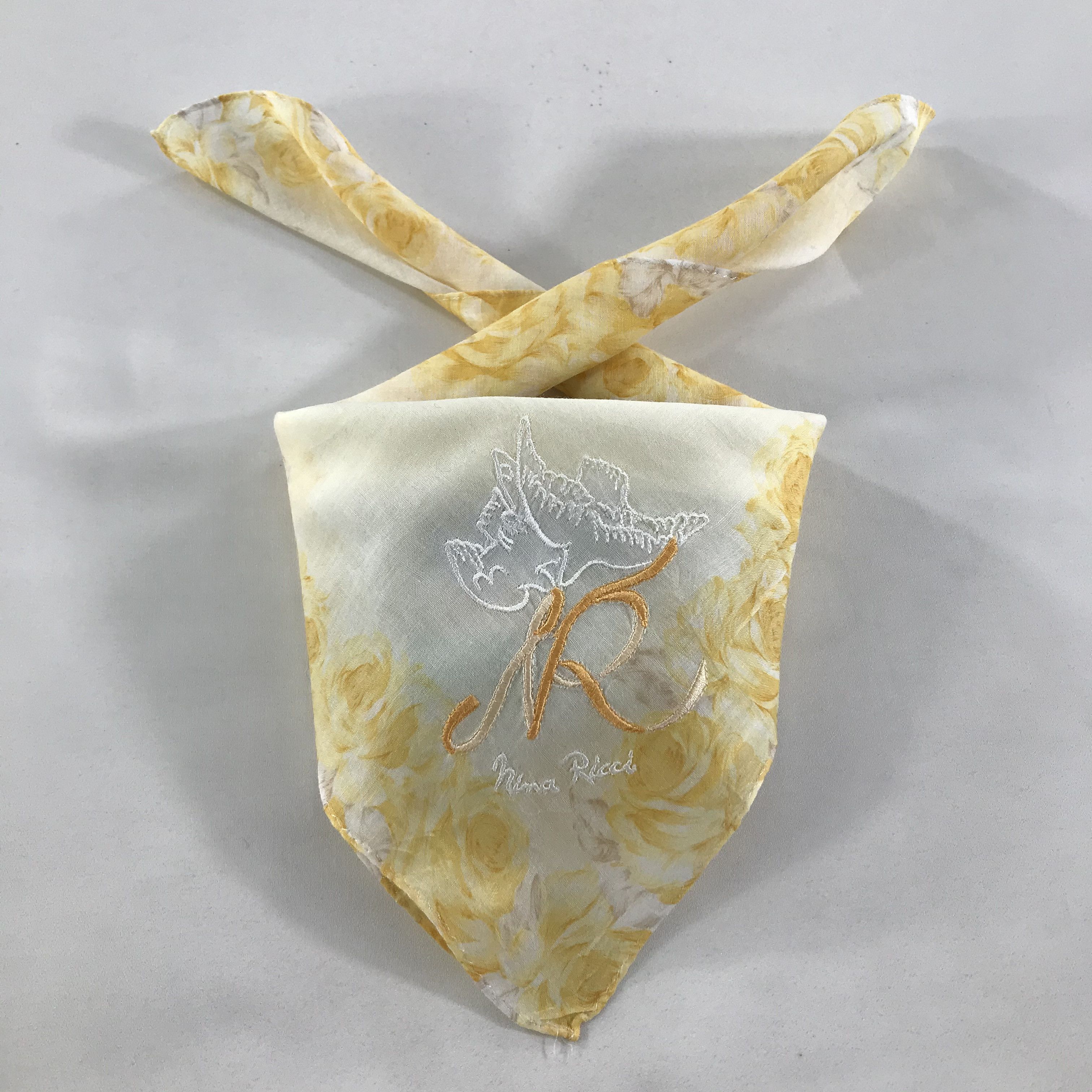 Nina Ricci × Vintage Nina Ricci Bandana / Handkerchief / Neckerchief - S1418 Size ONE SIZE - 3 Thumbnail