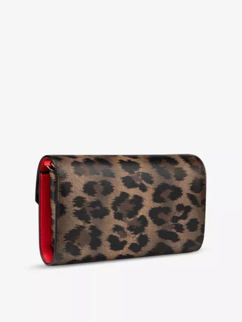 Christian Louboutin o1s1wg110225 Size: OS/Loubi 54 Clutch Bag in Leopard Size ONE SIZE - 3 Thumbnail
