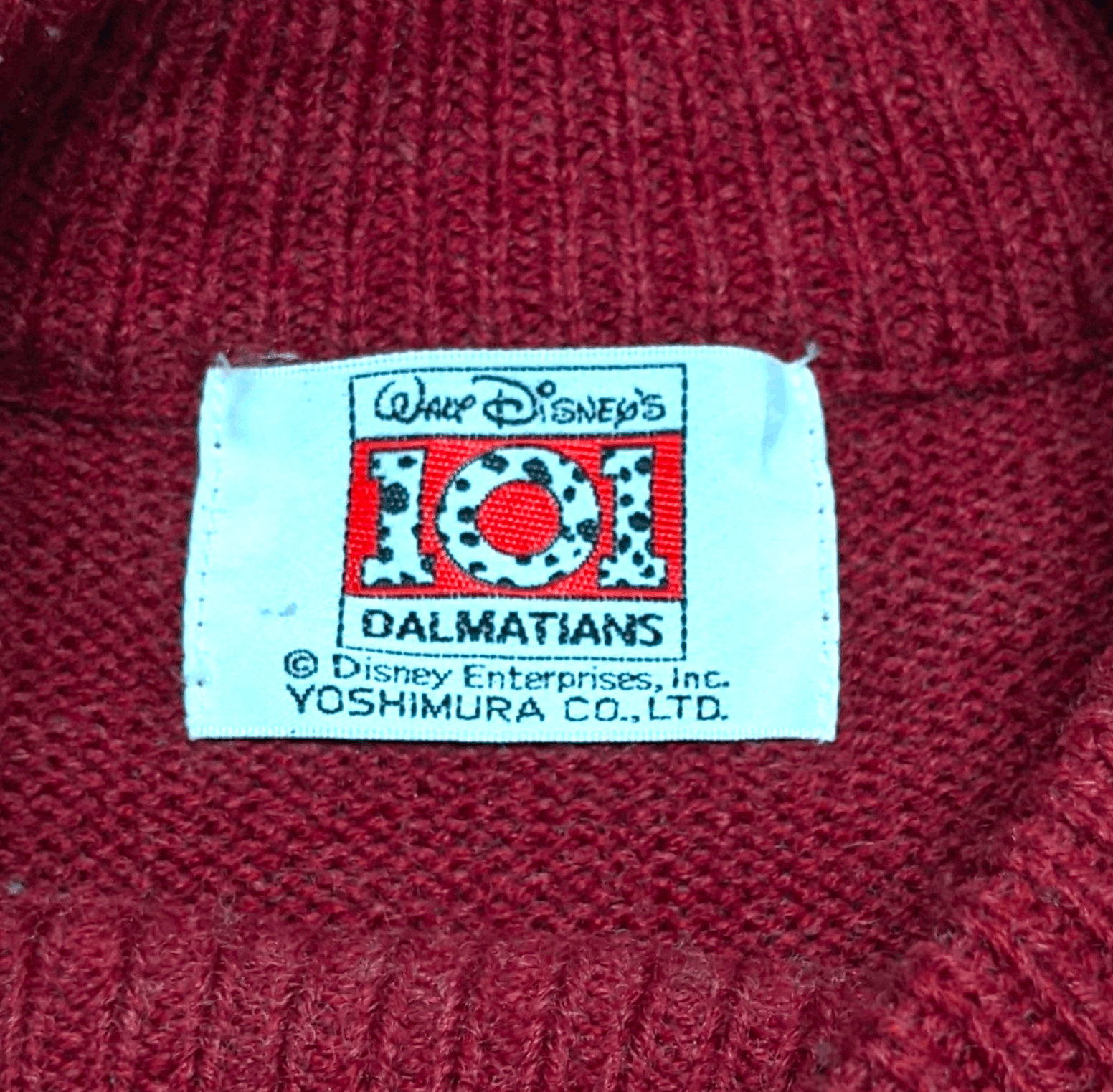 Disney × Mickey Mouse × Vintage Vintage 90s 101 Dalmatians Disney Knitted Sweater Size US M / EU 48-50 / 2 - 7 Thumbnail
