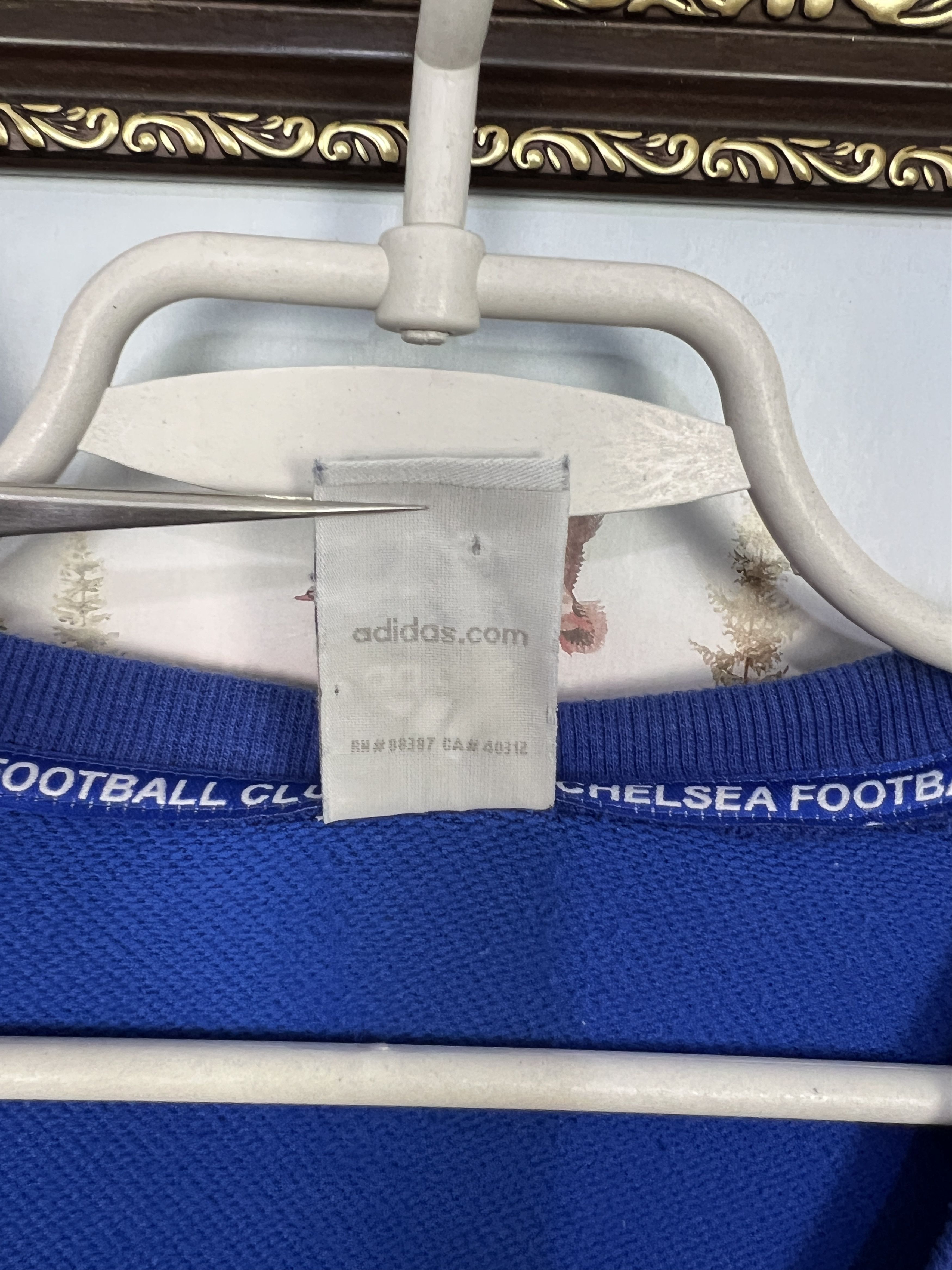 Adidas Vintage Adidas Chelsea Football Blue Sweatshirt Soccer Size US XL / EU 56 / 4 - 7 Thumbnail