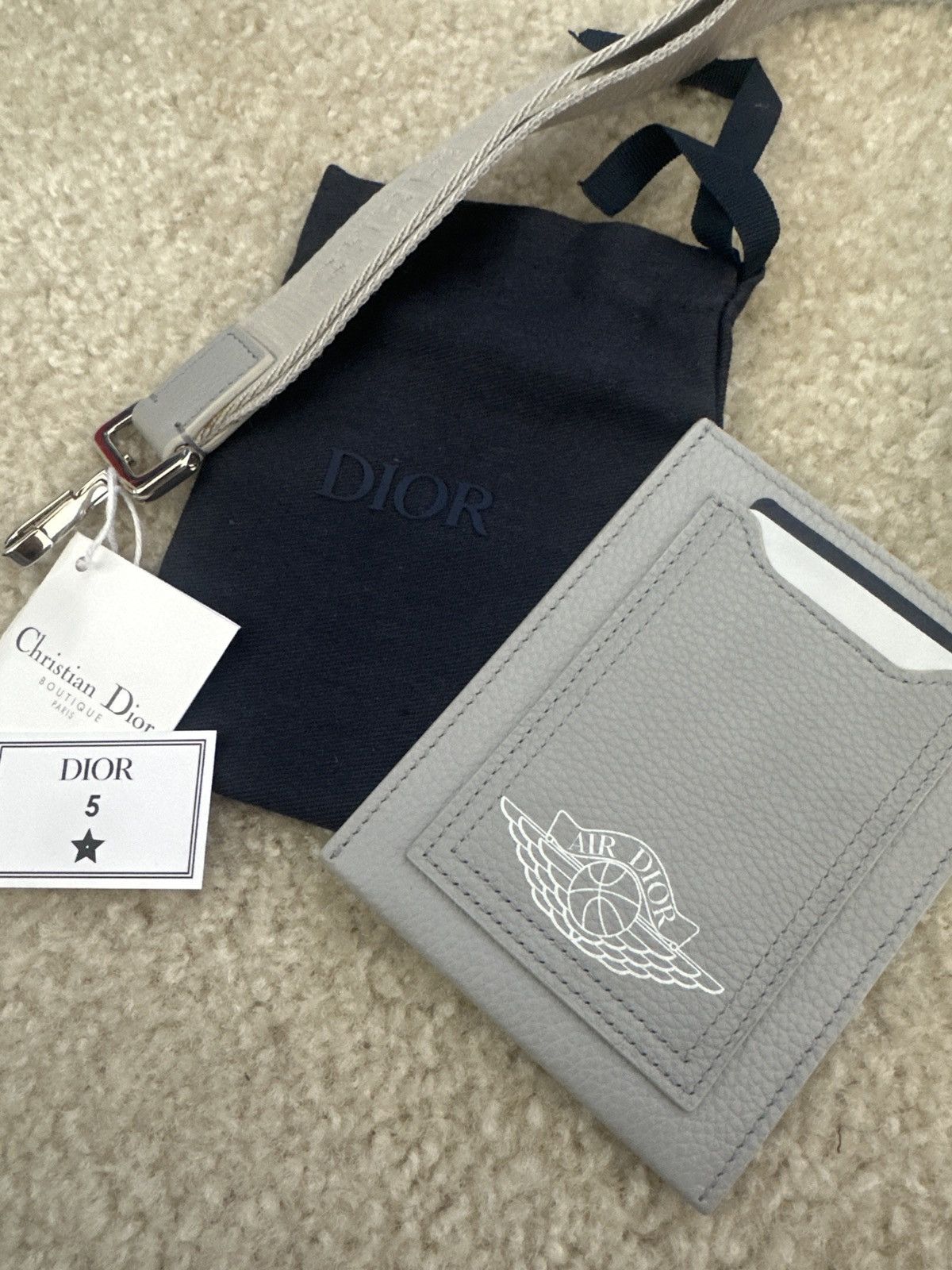 Dior × Jordan Brand Dior x jordan passport card landyard Size ONE SIZE - 7 Thumbnail