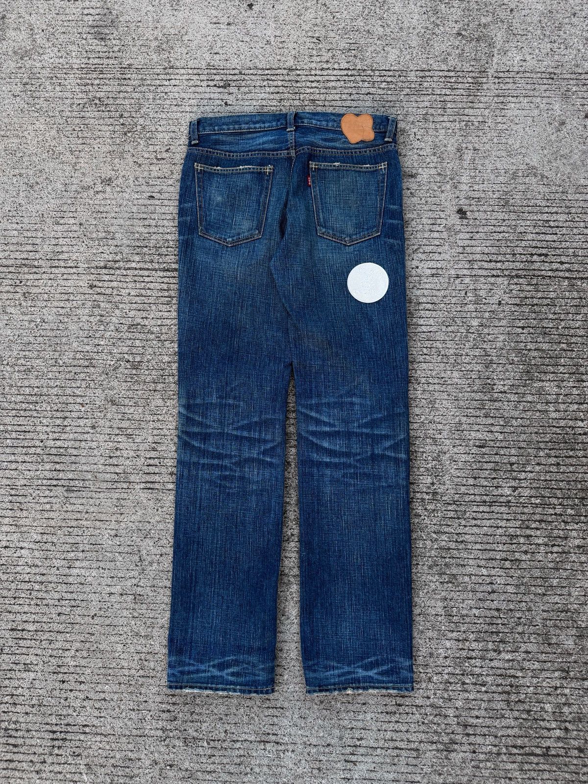 Number (N)ine Number (N)ine AW04 Patch Grunge Denim Size US 32 / EU 48 - 2 Thumbnail