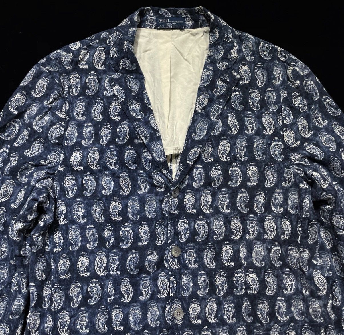 Polo Ralph Lauren Ralph Lauren Indigo Paisley Blazer K22 Size US XL / EU 56 / 4 - 3 Thumbnail