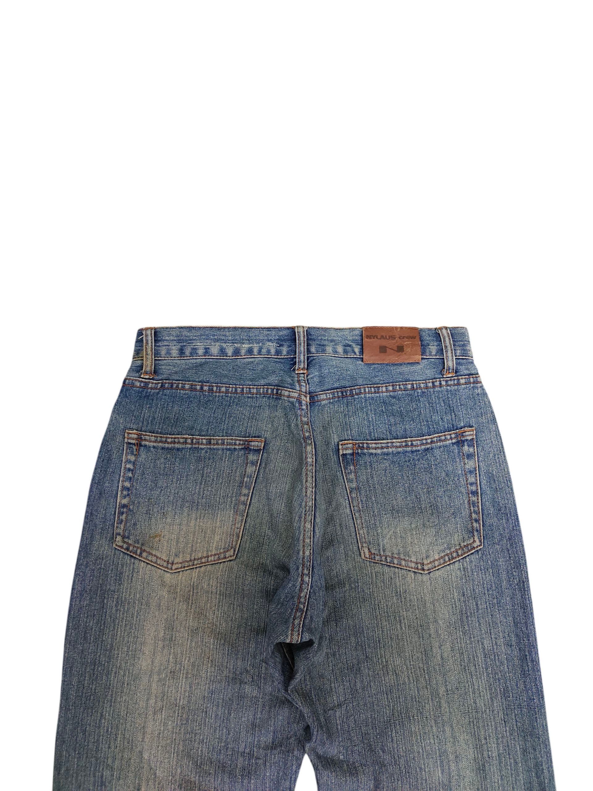 Comme des Garcons × Undercover Nylaus Japan Patchwork Distress Rusty Denim Jeans Size US 32 / EU 48 - 9 Thumbnail