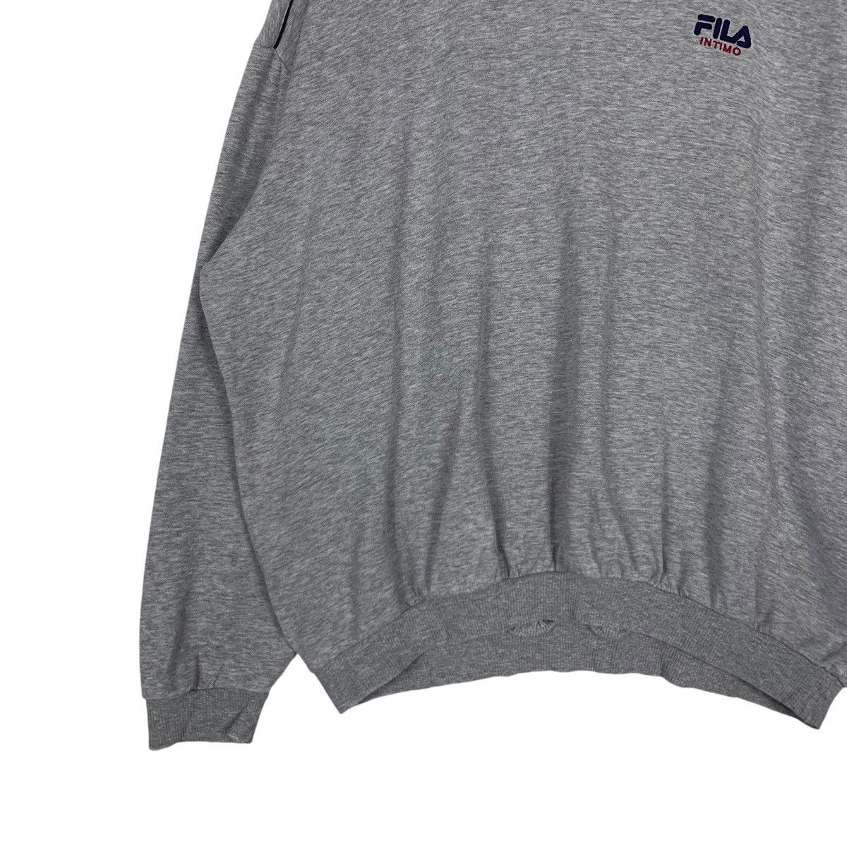 Fila FILA Intimo Small Logo Gray Sweatshirt #1344-C61 Size US XXL / EU 58 / 5 - 3 Thumbnail