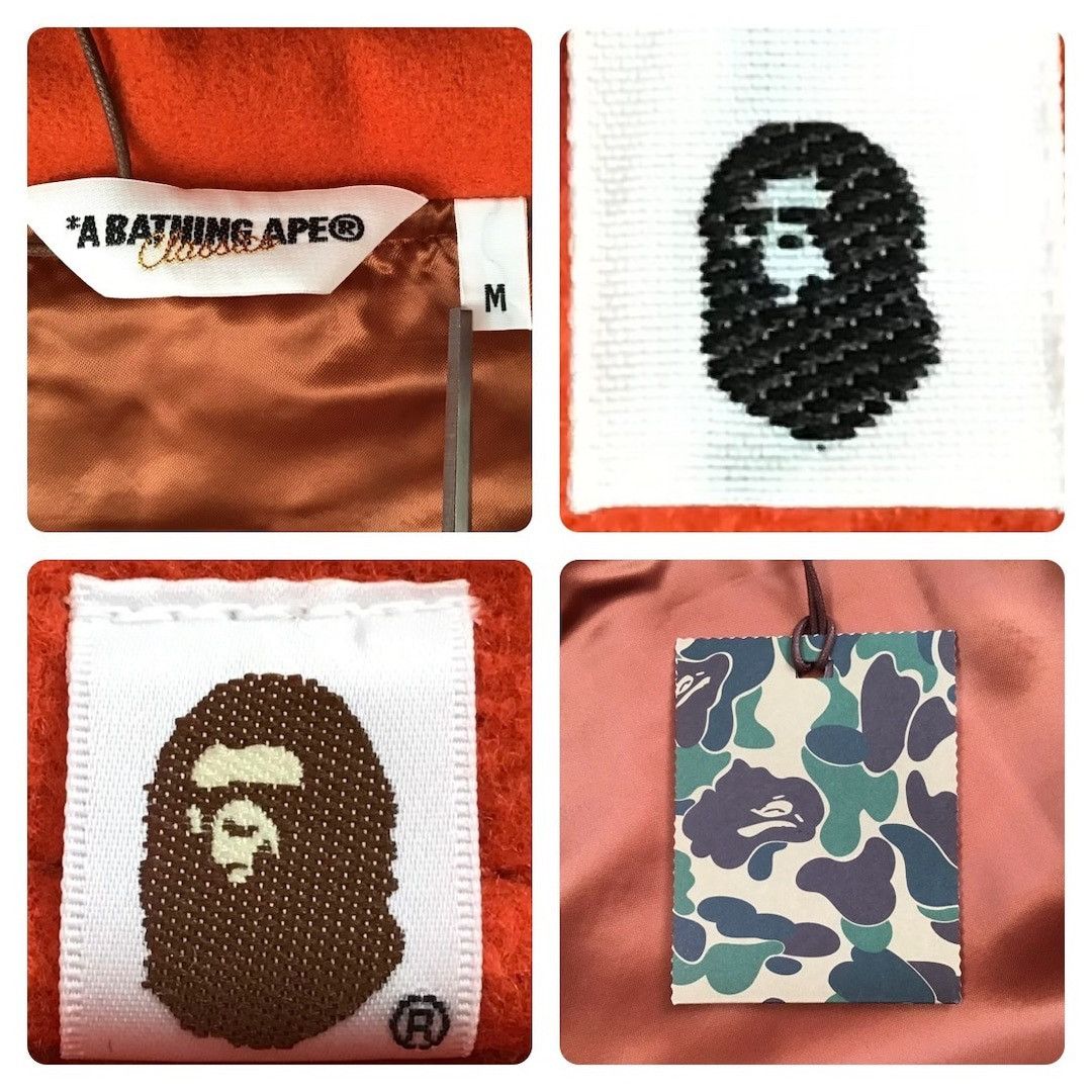 Bape × Nigo BAPE sleeve leather shark hoodie varsity jacket APE NIGO Size US M / EU 48-50 / 2 - 9 Thumbnail