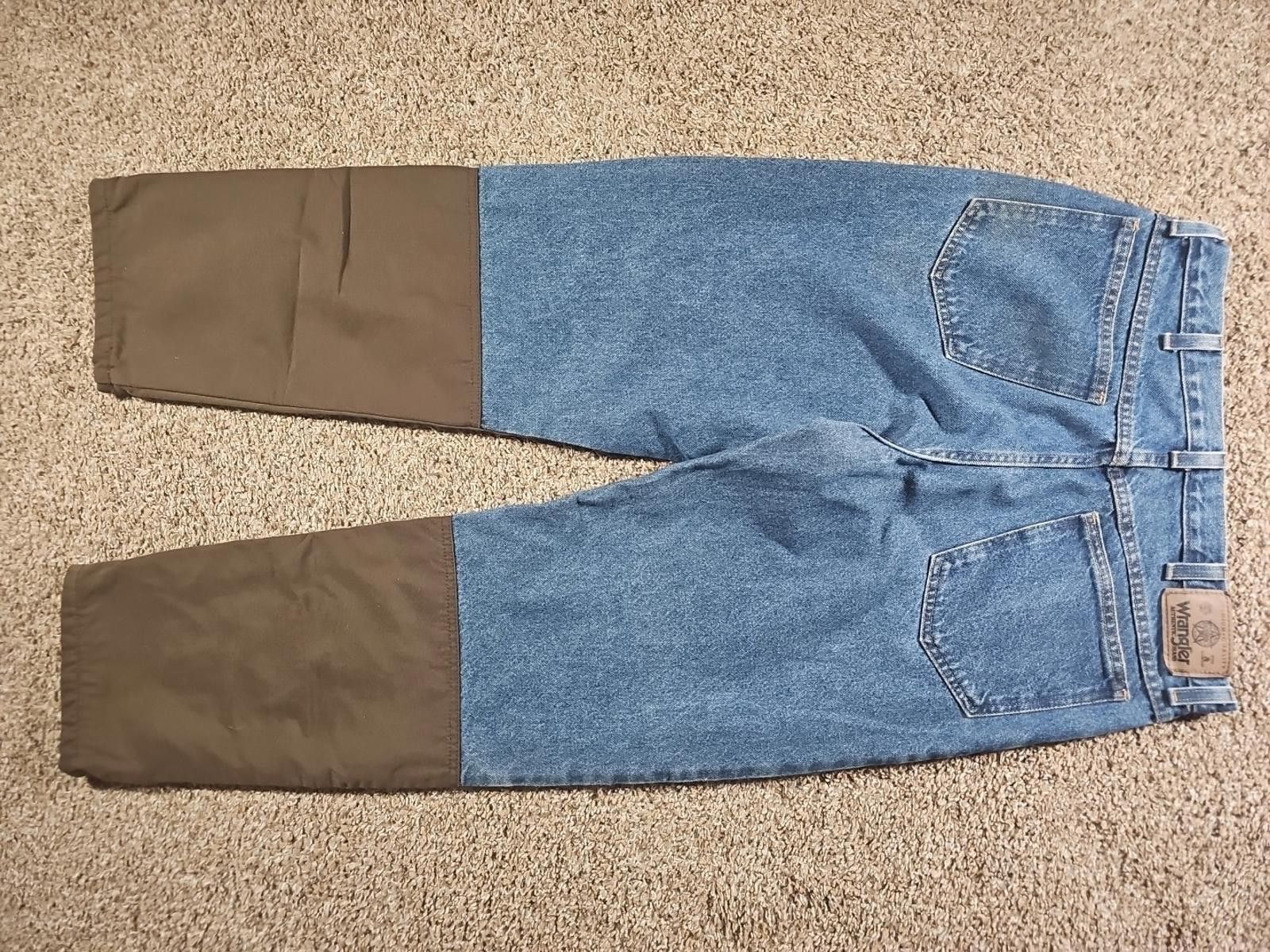 Wrangler Wrangler 34x30 Straight Leg Chainsaw Outdoor Work Jeans Size US 34 / EU 50 - 8 Thumbnail