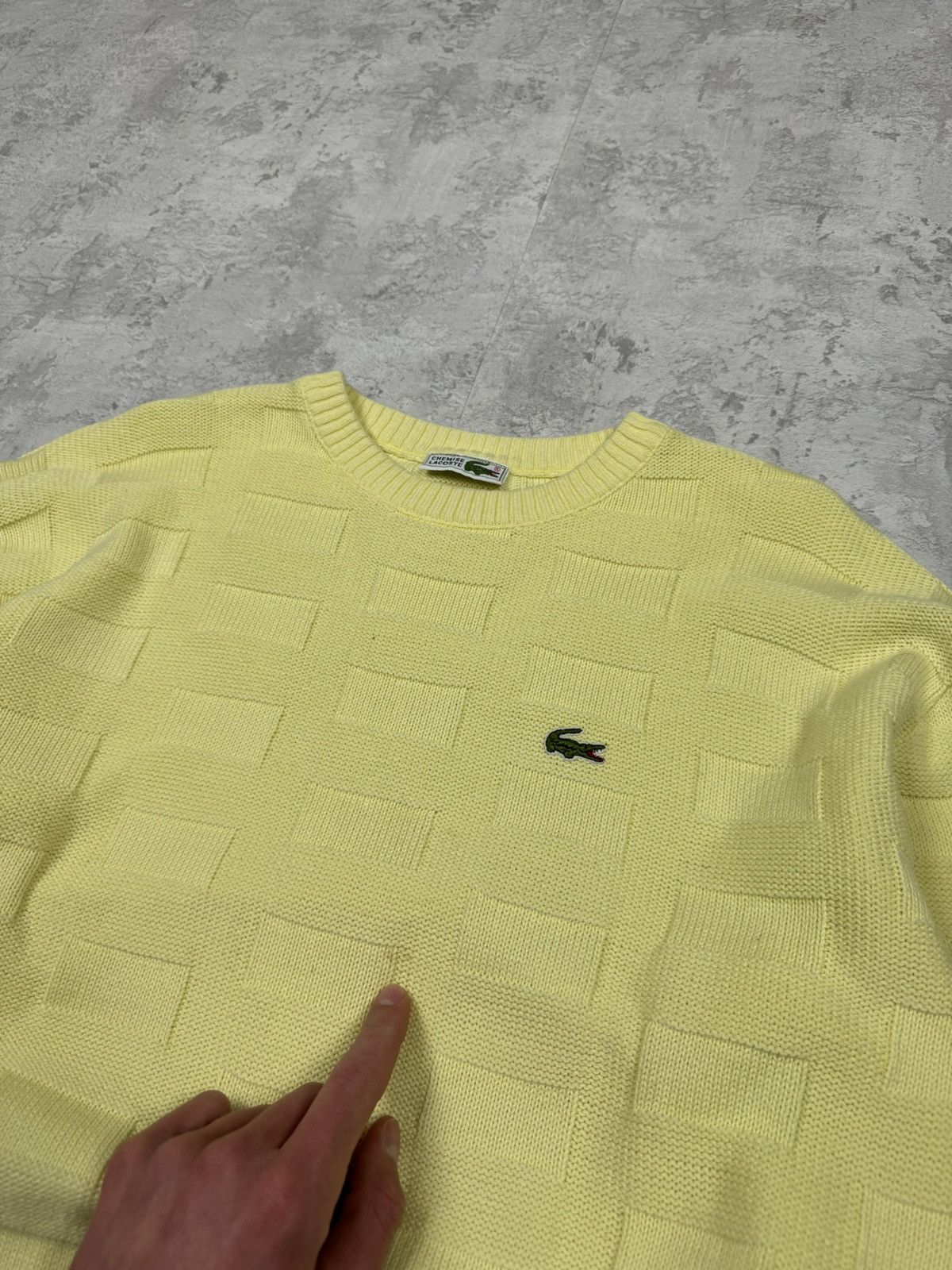 Lacoste Lacoste Y2K Yellow Sweater Size 5 Size US M / EU 48-50 / 2 - 12 Thumbnail
