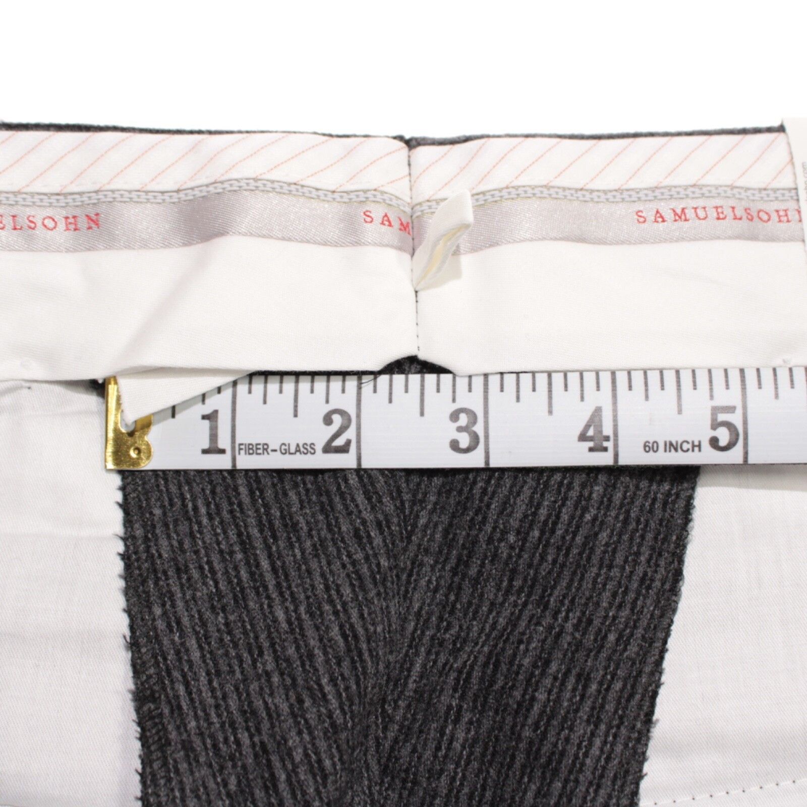 Samuelsohn Samuelsohn New with tags Dress Pants Size 36 US In Gray Size US 36 / EU 52 - 5 Thumbnail
