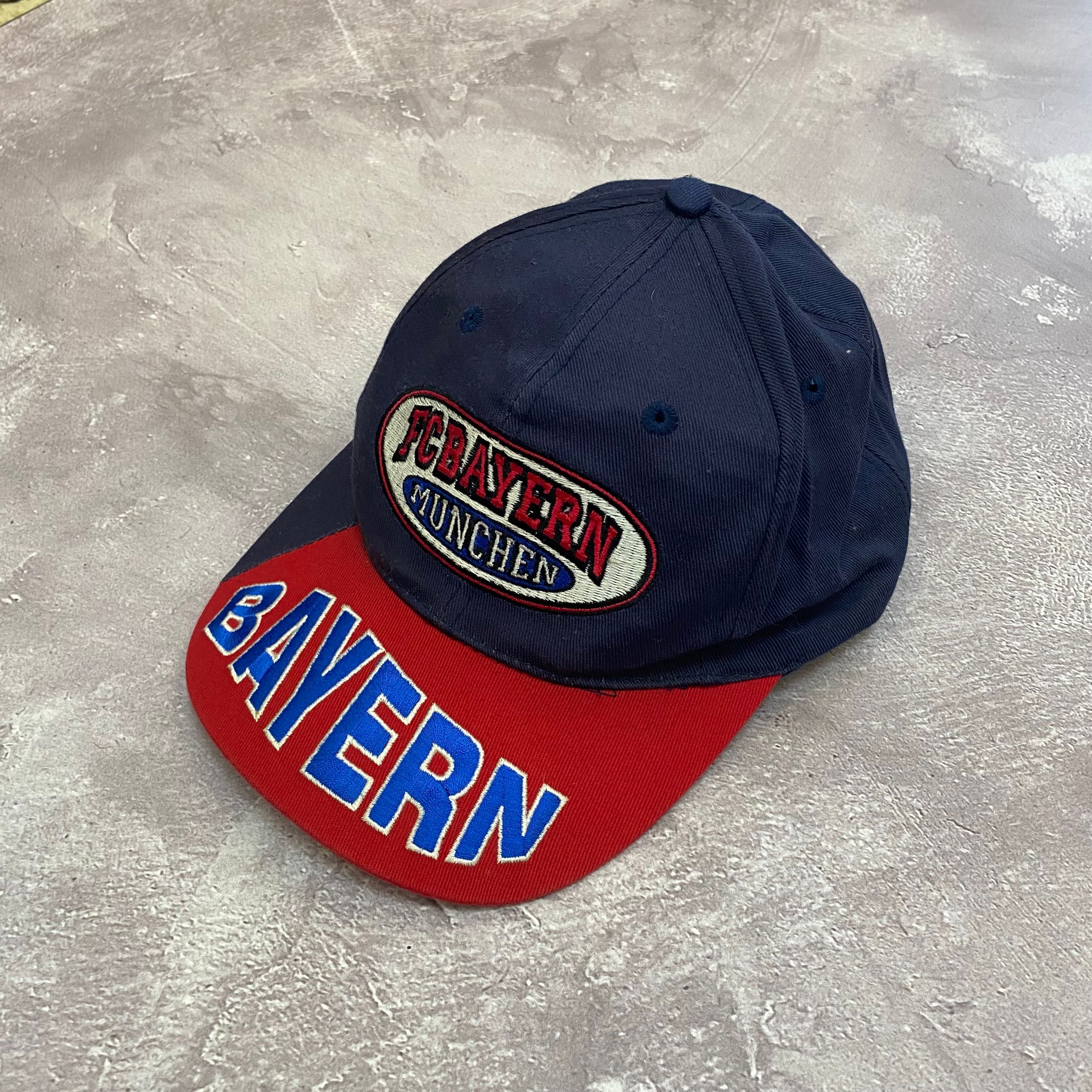 Pre-owned Fifa World Cup X Vintage Fc Bayern Munchen Cap In Blue