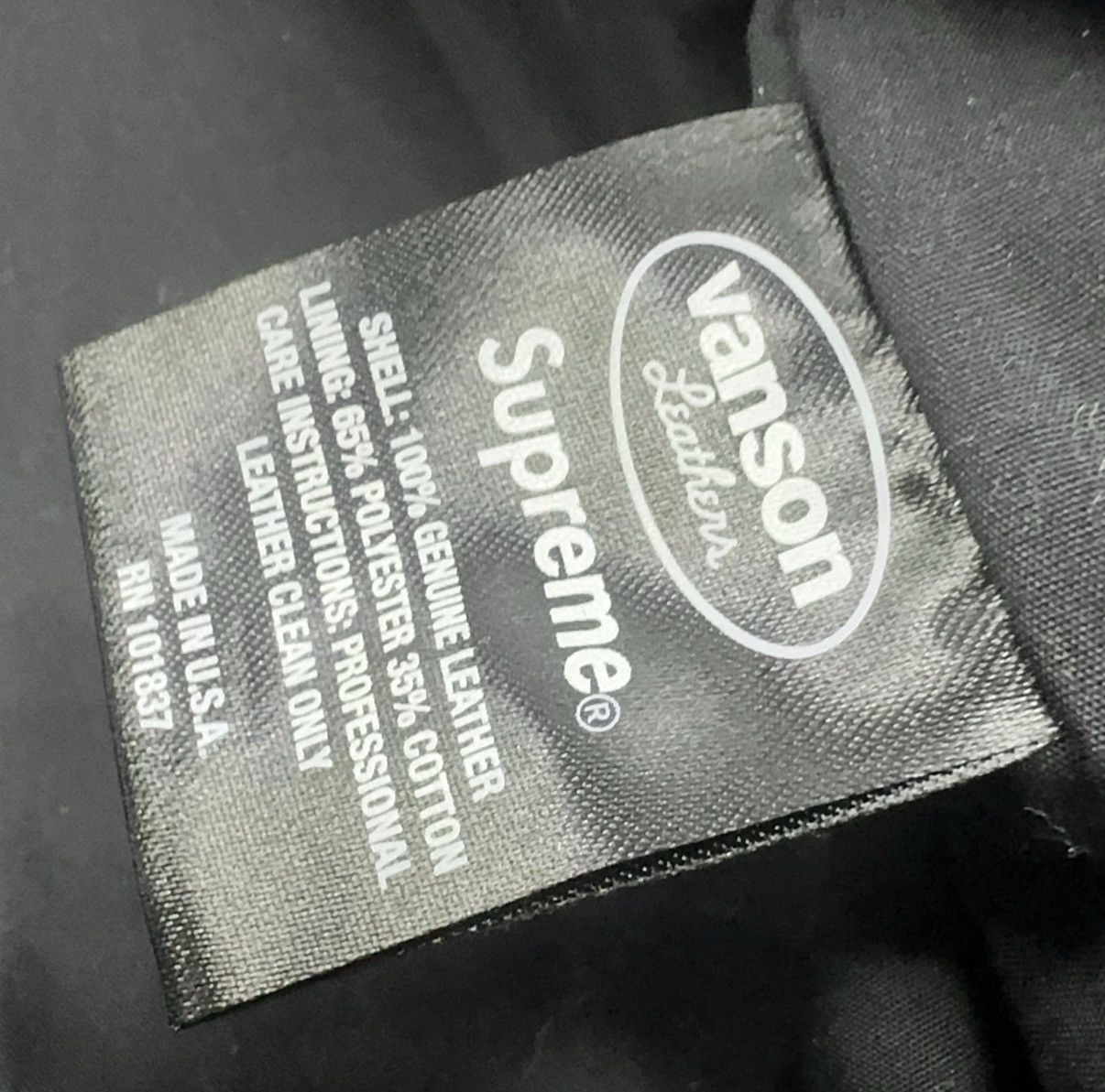 Supreme × Vanson Leathers Supreme Vanson Leathers Perforated Bomber Jacket. Size US M / EU 48-50 / 2 - 4 Thumbnail