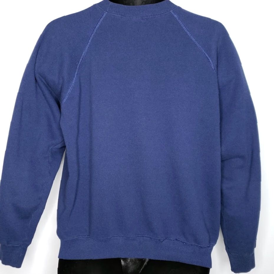 Hanes VINTAGE Hanes Sweatshirt Mens M Blue USNAS 90s United States Naval Air Station Crew Neck Sweatshirt Size US M / EU 48-50 / 2 - 4 Thumbnail