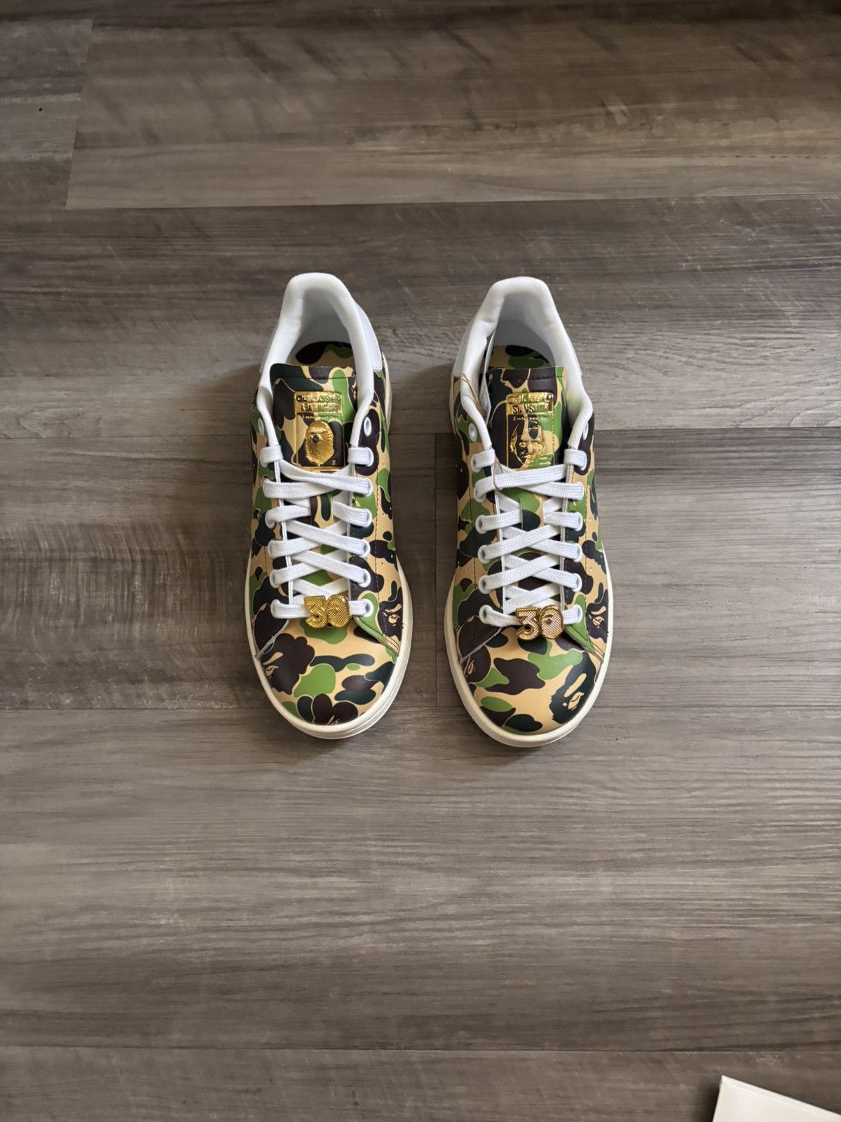 Adidas × Bape bape x adidas stan smith Size US 5.5 / EU 38 - 1 Thumbnail