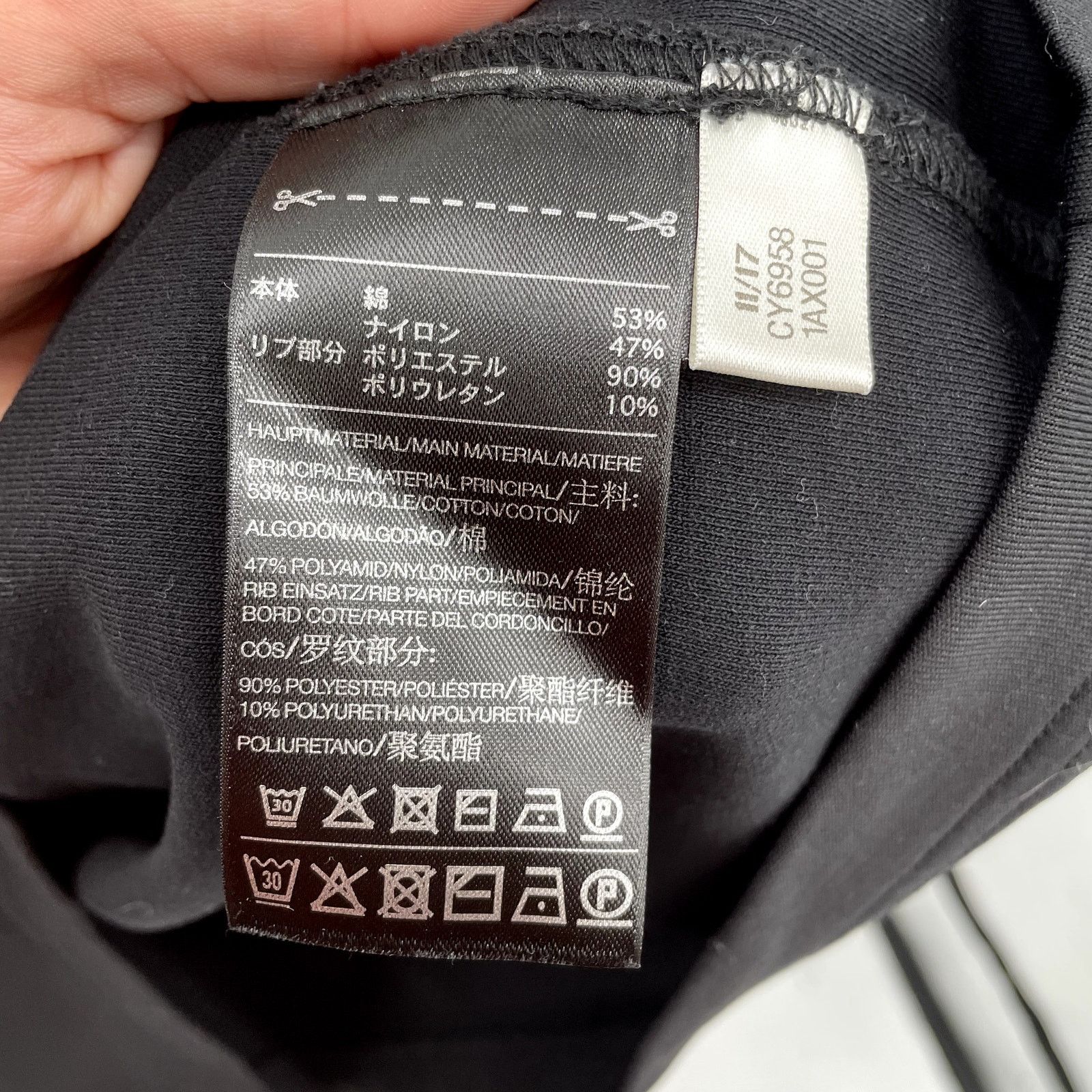 Yohji Yamamoto Adidas x Yohji Yamamoto | 3 Stripe S/S Sweatshirt // XS Size US XS / EU 42 / 0 - 6 Thumbnail