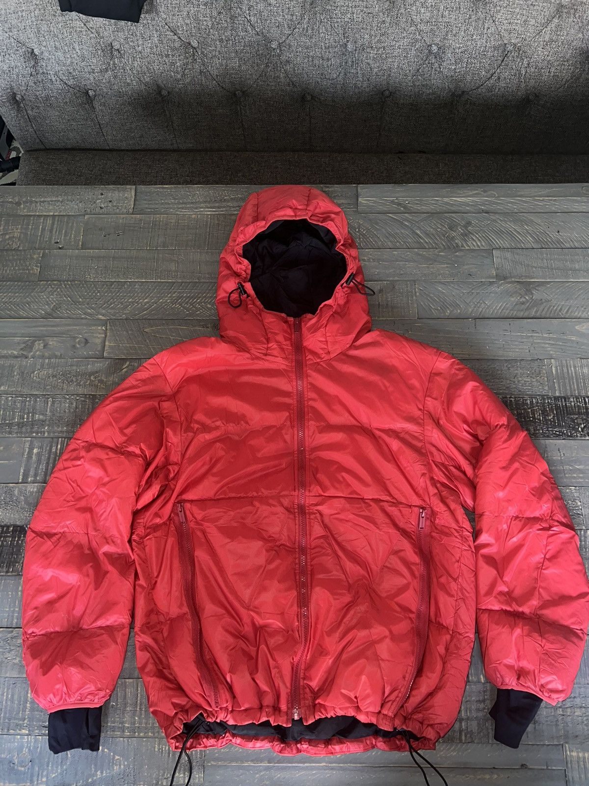 image of Jun Takahashi x Undercover Gu Puffer in Red, Men's (Size Medium)