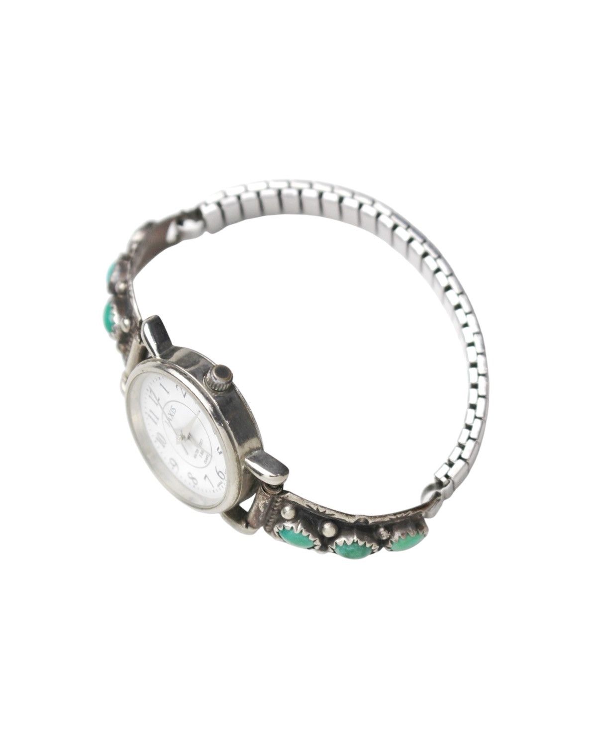 Vintage 2000S JA-XIS SAGE SPIRIT LIMIT 10/520 SILVER TURQUOISE WATCH Size ONE SIZE - 5 Thumbnail