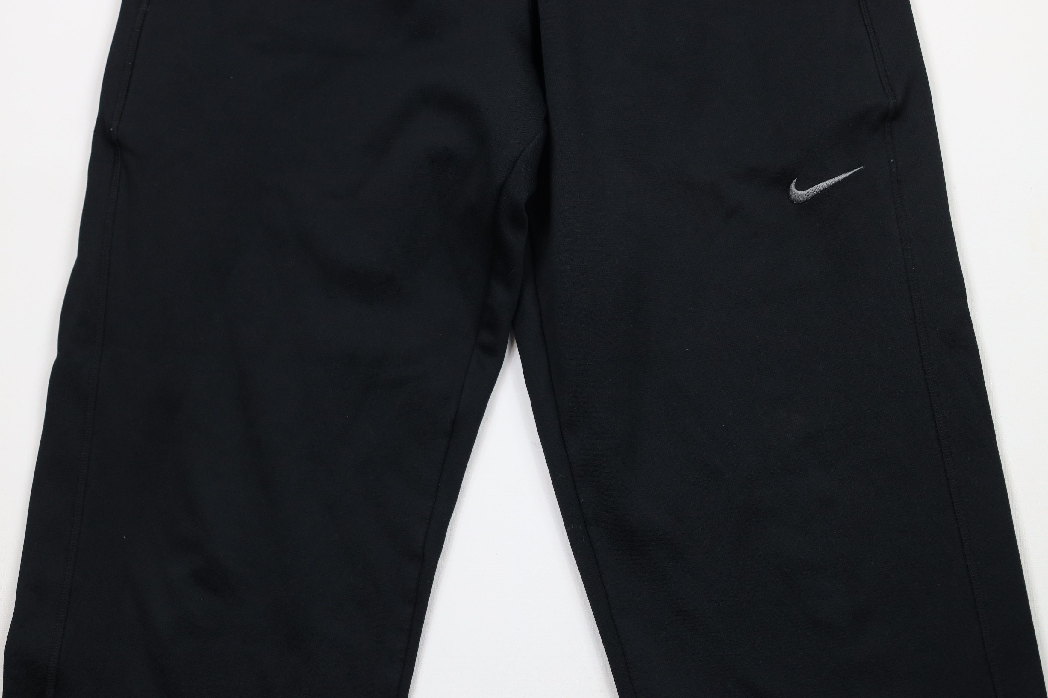 Nike × Vintage Vintage Nike Travis Scott Mini Swoosh Wide Leg Sweatpants Size US 34 / EU 50 - 3 Thumbnail