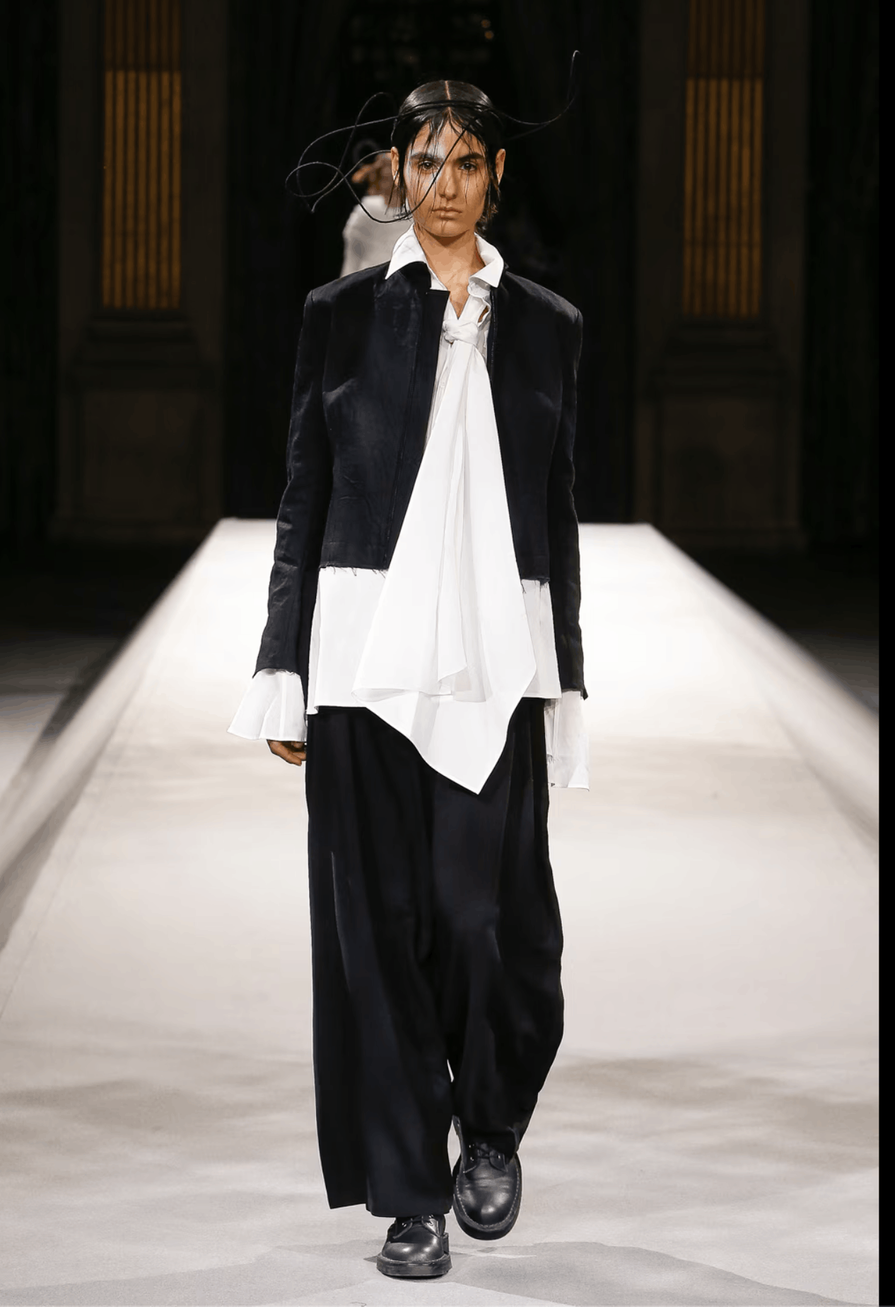Yohji Yamamoto Yohji Yamamoto - Cu/Ry TWILL 2 PIECE LAYERD PANTS Size 28" / US 6 / IT 42 - 9 Thumbnail