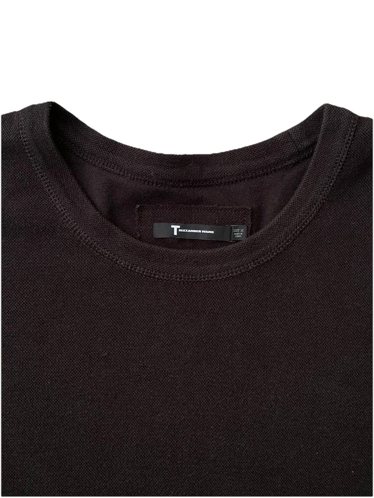 Alexander Wang T Alexander Wang Cotton Black Relaxed Longsleeve Shirt XL Size US XL / EU 56 / 4 - 3 Thumbnail