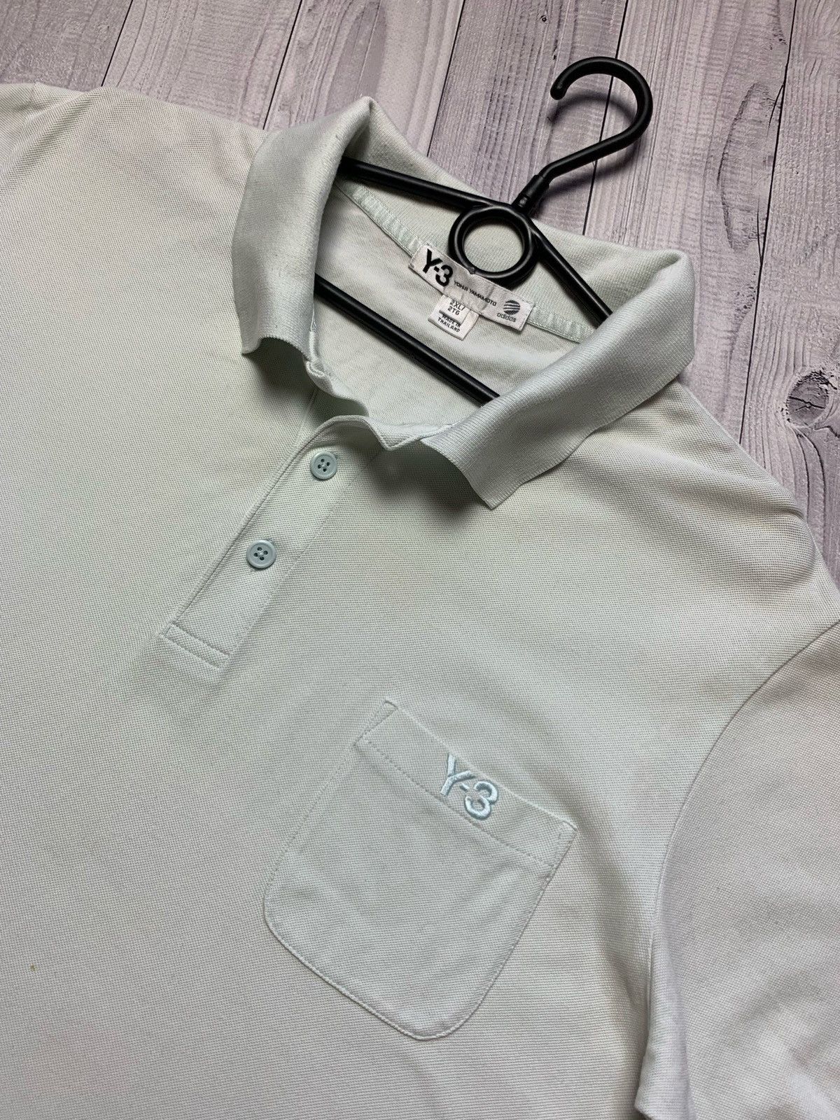 Yohji Yamamoto Adidas Y-3 polo shirt yohji Yamamoto Size XXL Size US XXL / EU 58 / 5 - 2 Thumbnail