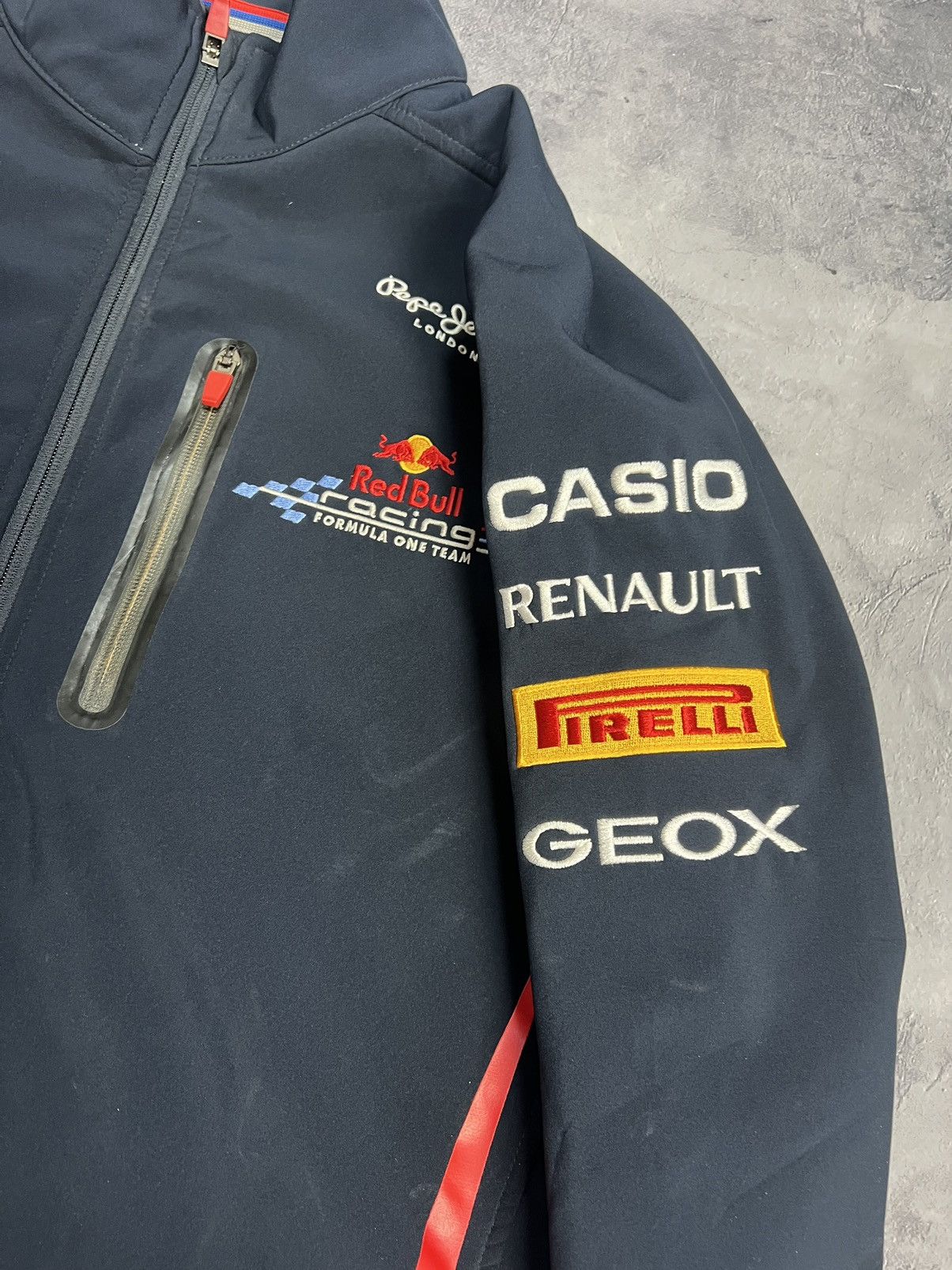 Pepe Jeans × Red Bull Pepe Jeans Red Bull Infiniti Racing SoftShell Jacket Size US XXL / EU 58 / 5 - 4 Thumbnail