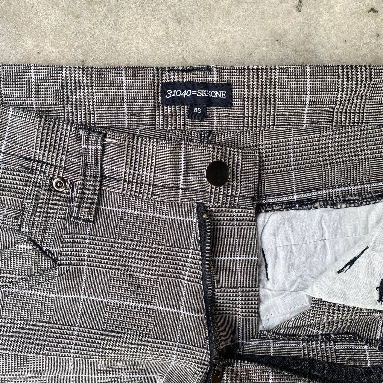 Japanese Brand PRISONER PANT CARGO SKKONE 31040 PIN STRIPE JAPANESE STYLE Size US 29 - 10 Thumbnail