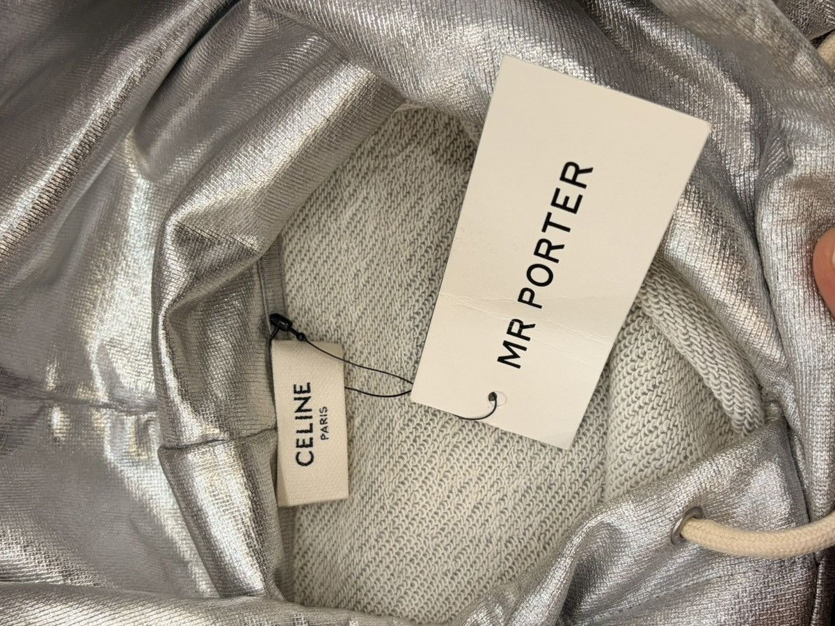 Celine Celine Silver Logo Hoodie Size US XS / EU 42 / 0 - 7 Thumbnail