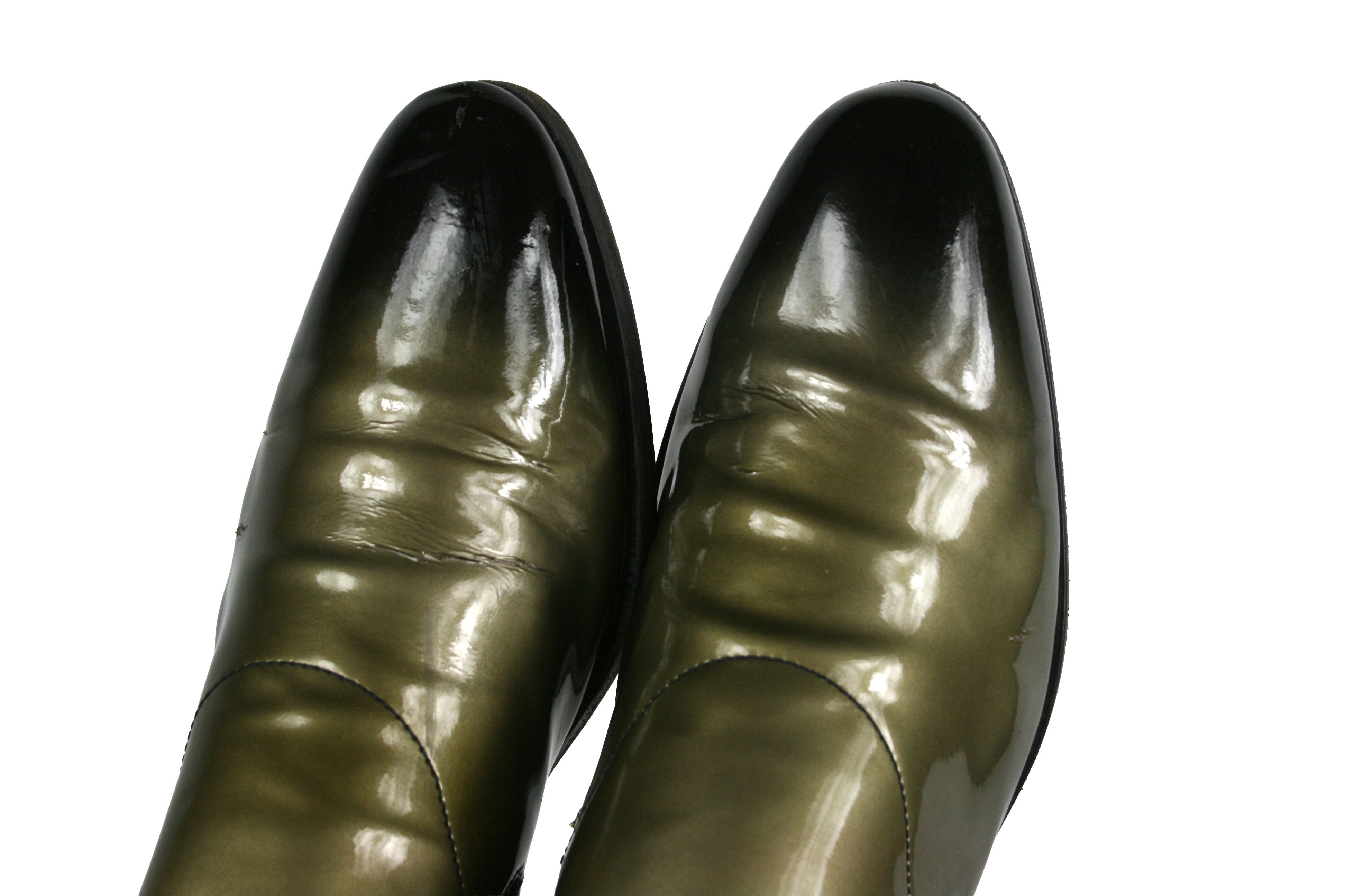 Prada 00S Gradient Patent Leather Dress Shoes Vintage Size US 8.5 / IT 38.5 - 6 Thumbnail