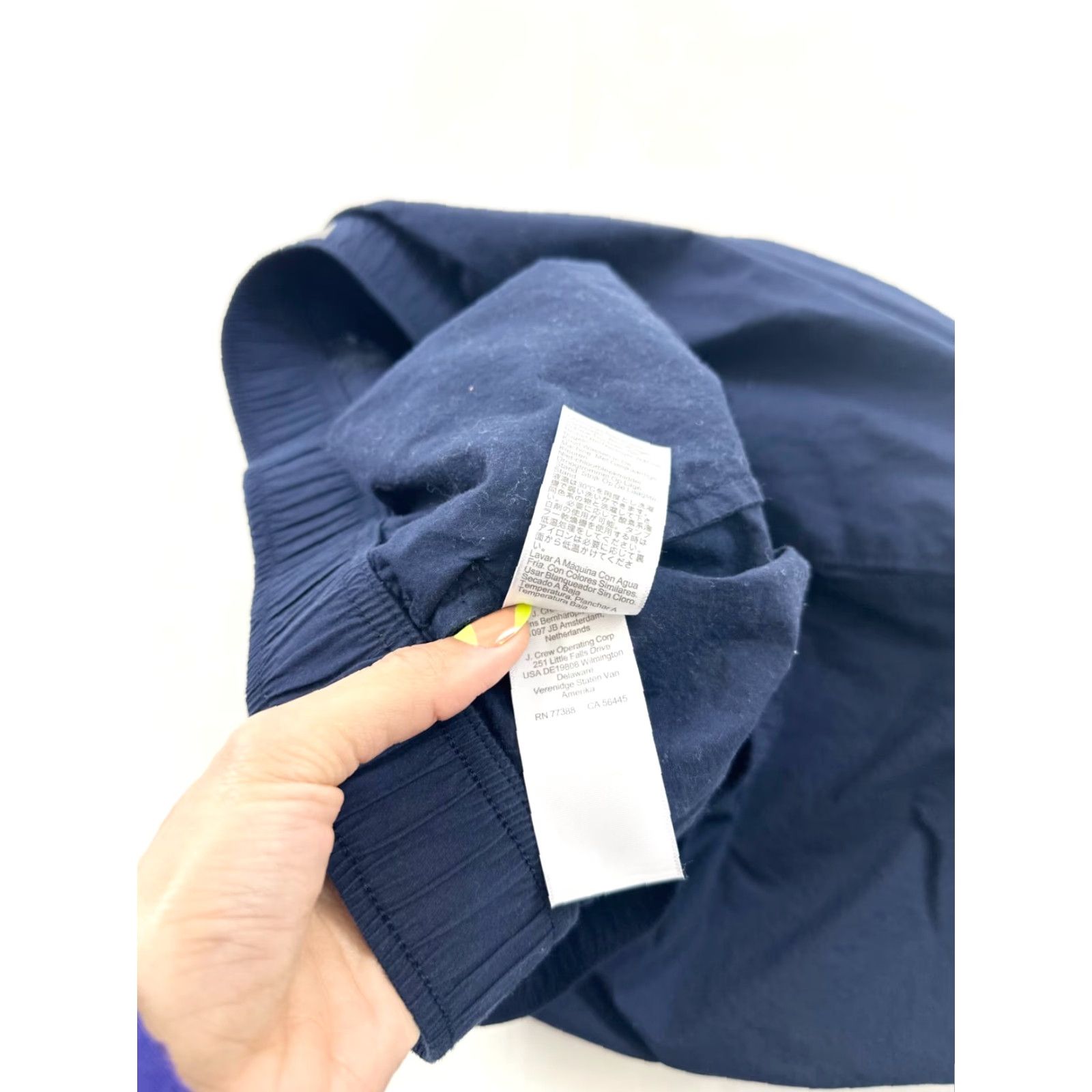 J.Crew J.Crew Shorts Womens 3X Plus Navy Blue Cotton Sleep Elastic Waist Regular Fit Size 40" / US 18 - 6 Thumbnail