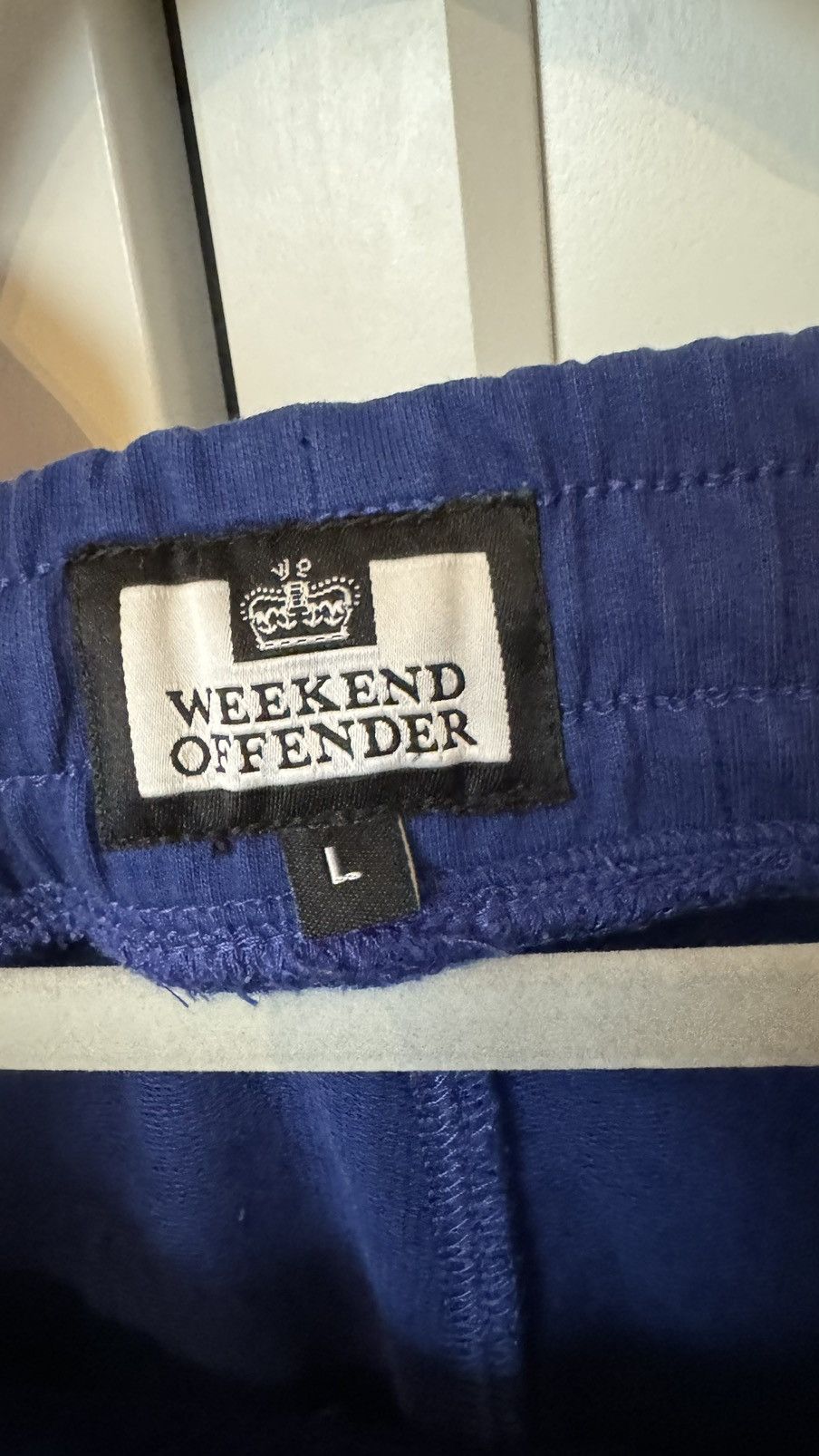 Vintage × Weekend Offender Weekend Offender shorts cotton blue with logo Size US 36 / EU 52 - 3 Thumbnail