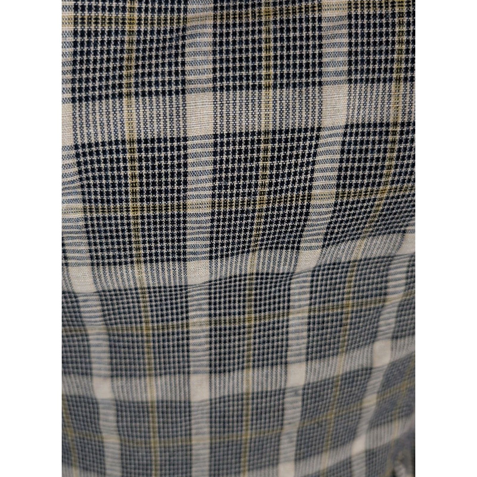 Vintage VINTAGE Womens City Triangles Midi Dress Brown Plaid Basque Waist Zipper Square Neck Sleeveless Cottagecore Prairie 70s Womens Size L / US 10 / IT 46 - 3 Thumbnail