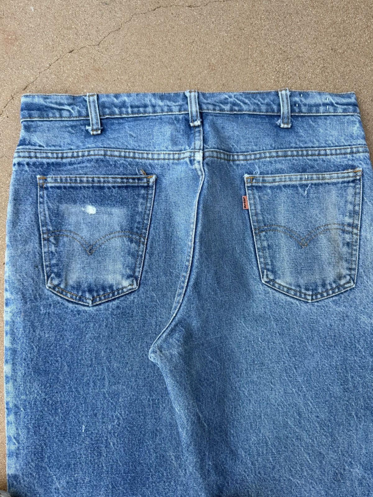 Levi's Vtg 70’s Levi’s 646 Orange Tab Bellbottom Flare Jeans 36x28 Size US 36 / EU 52 - 7 Thumbnail