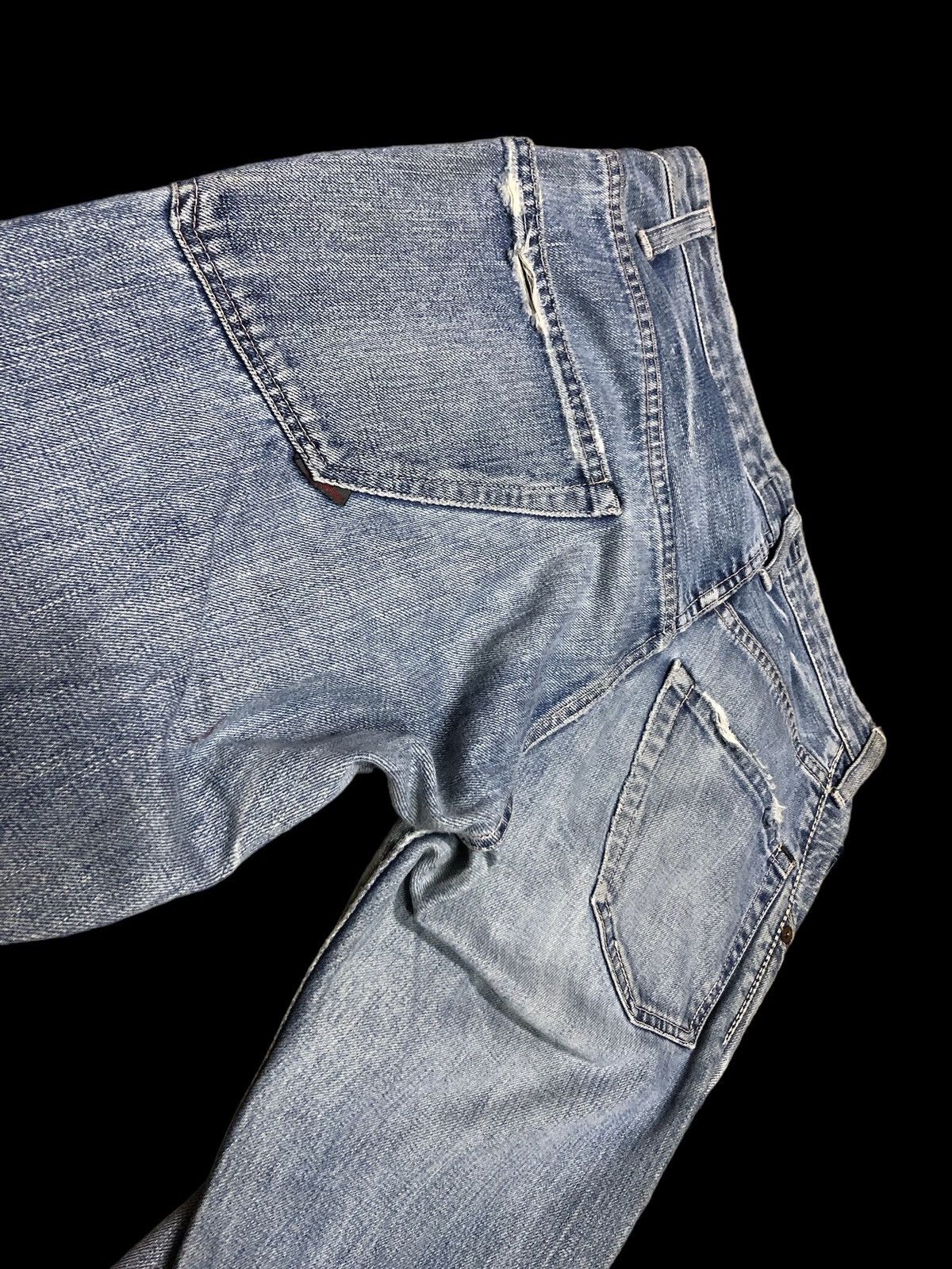 Johnbull SPECIAL DESIGN DISTRESSED SELVEDGE DENIM Size US 31 - 3 Thumbnail