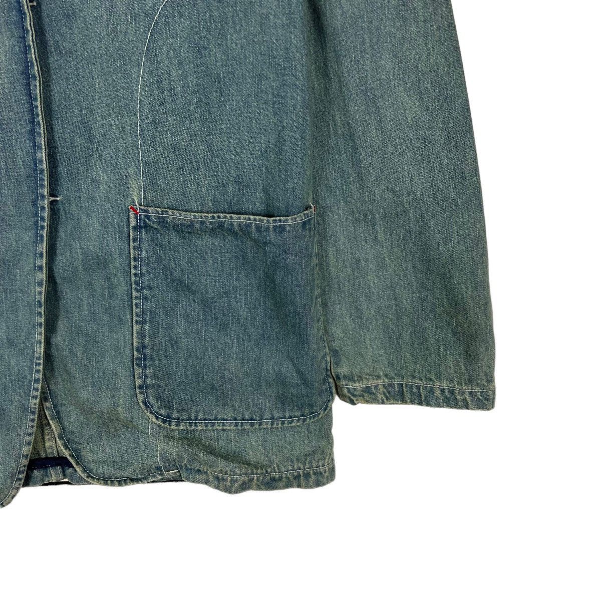 Japanese Brand 🔥 9 SPEC BROKEN DENIM JACKET Size US M / EU 48-50 / 2 - 5 Thumbnail