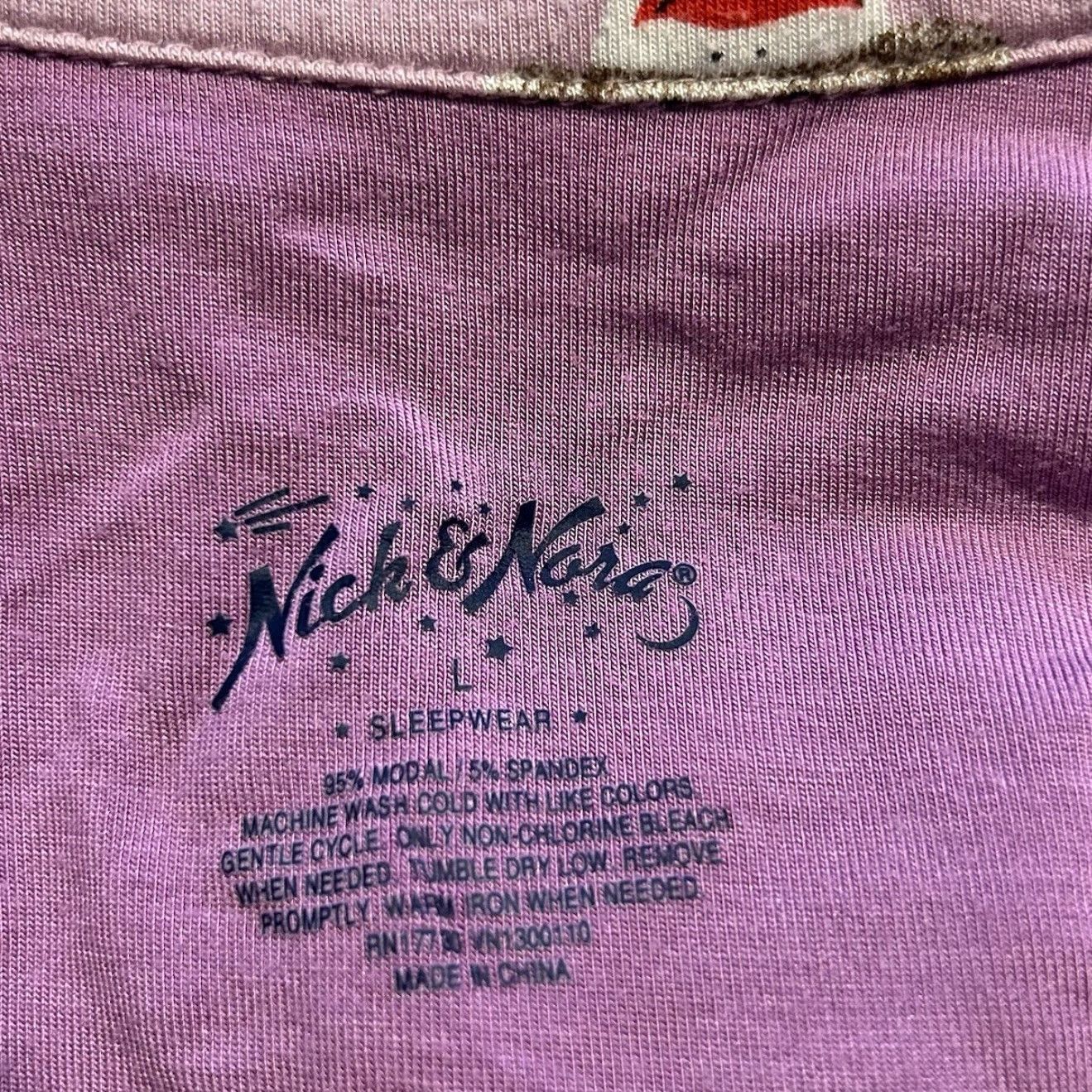 Vintage Nick & Nora Pajama Set Sock Monkey Baker 2 Pc Top Bottom PJs Size Large Size L / US 10 / IT 46 - 5 Thumbnail