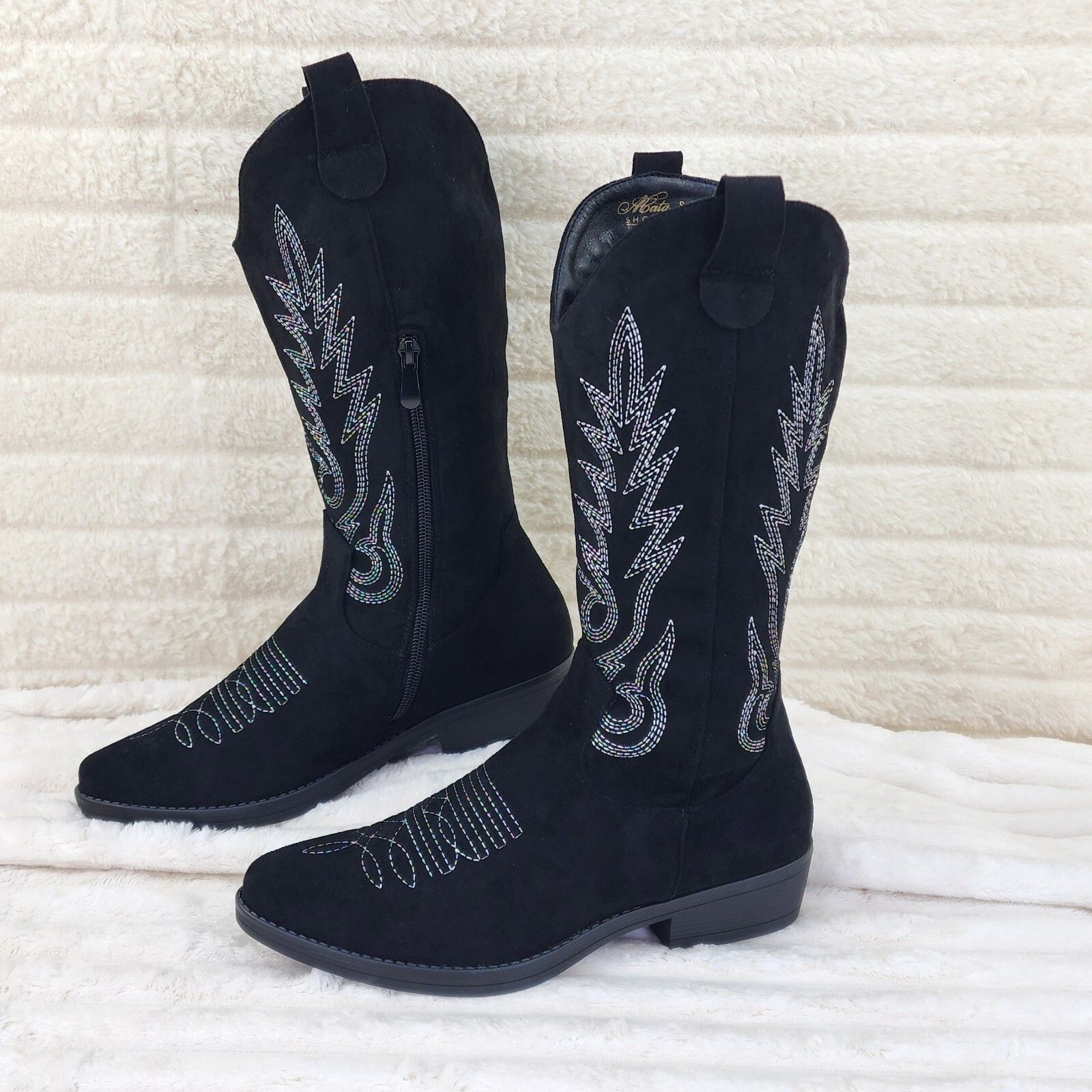 Other Southern Comfort Western Cowboy Cowgirl Boots Tan 1.5" Heel Size US 7.5 / IT 37.5 - 1 Thumbnail