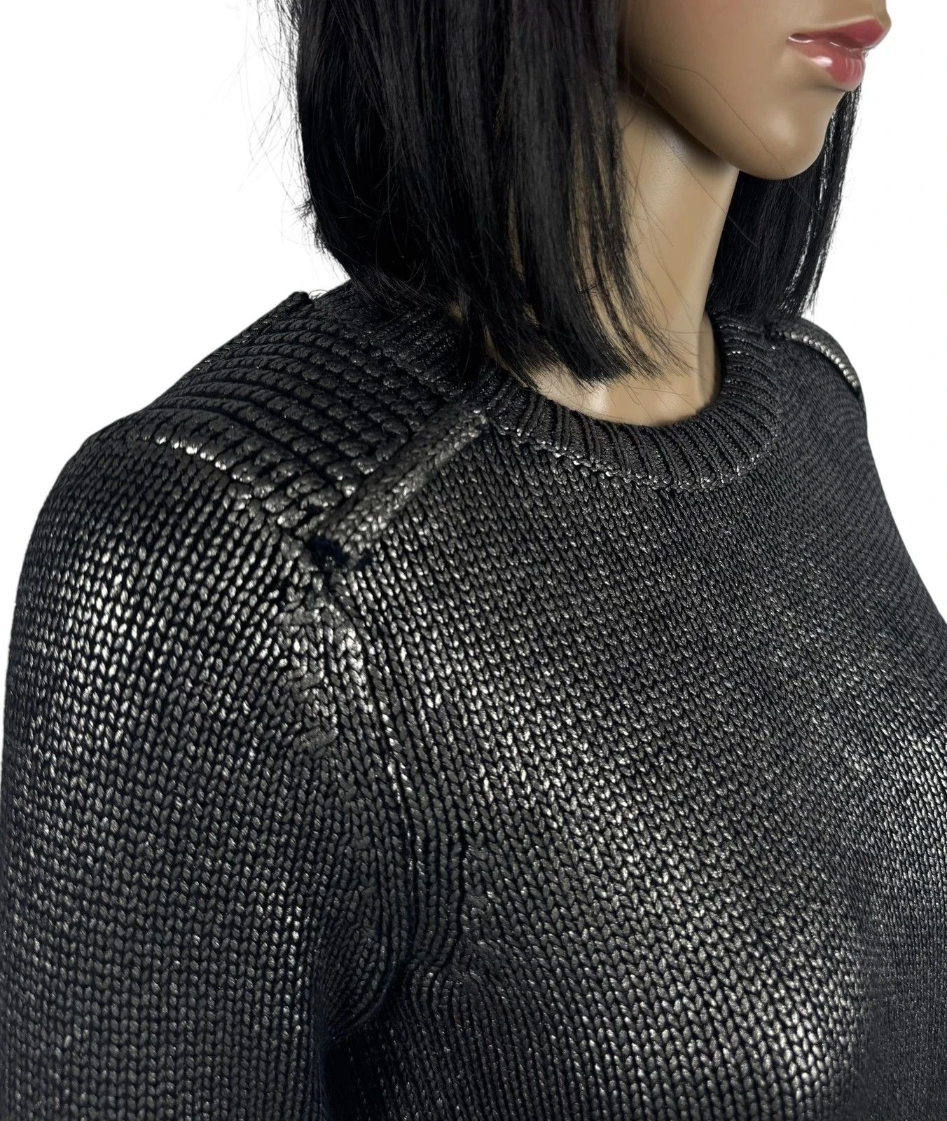 Maje Maje Cotton Melallic Pullover size 1 Size S / US 4 / IT 40 - 4 Thumbnail