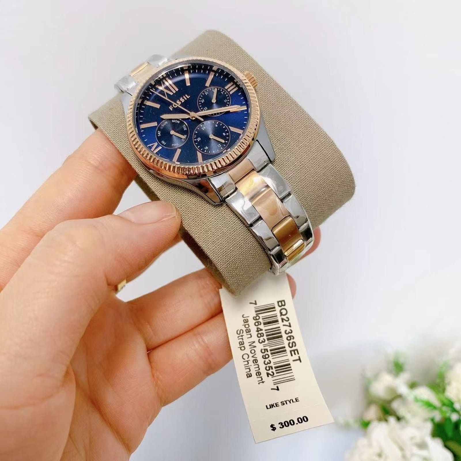 Fossil Fossil BQ2736SET His and Hers Stainless Steel Watch Set Size ONE SIZE - 10 Thumbnail