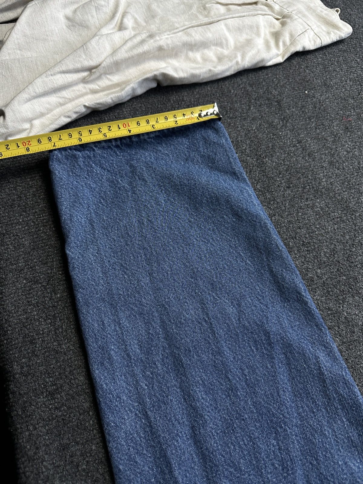 Arket 🚨Y2K WOMEN ARKET JEANS WITH LOGO AVANT GARDE DENIM PANTS Size 31" - 14 Thumbnail