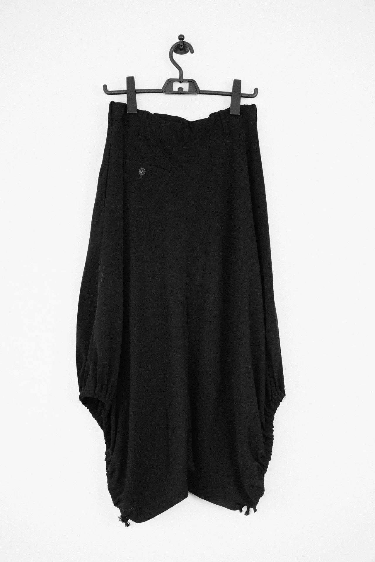 Yohji Yamamoto Yohji Yamamoto 19SS Vtg Triacetate Wide-Leg Pants Unisex Size 26" / US 2 / IT 38 - 3 Thumbnail