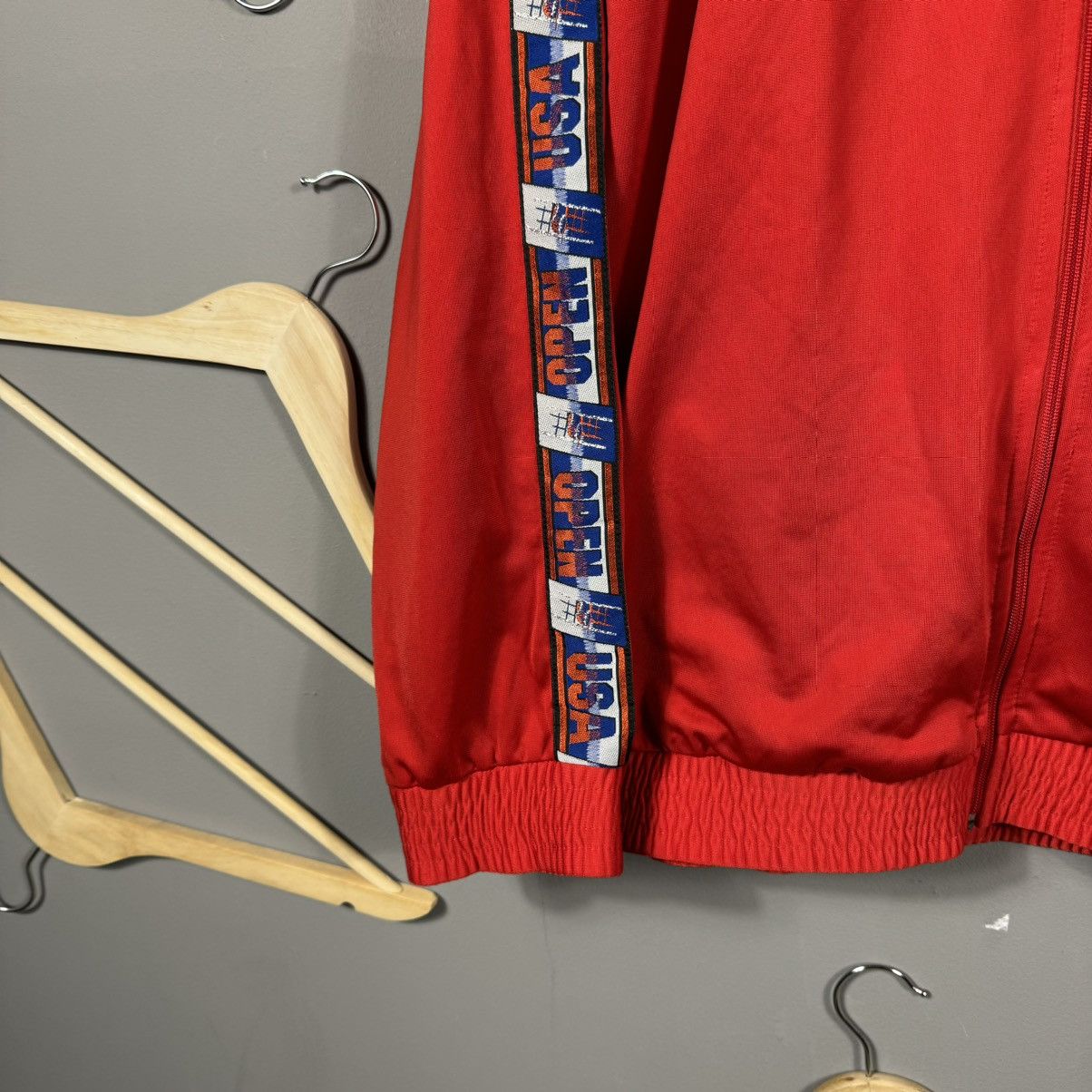 USA Olympics × Vintage Vintage USA Open Brugi Tennis Light Jacket Size US L / EU 52-54 / 3 - 4 Thumbnail