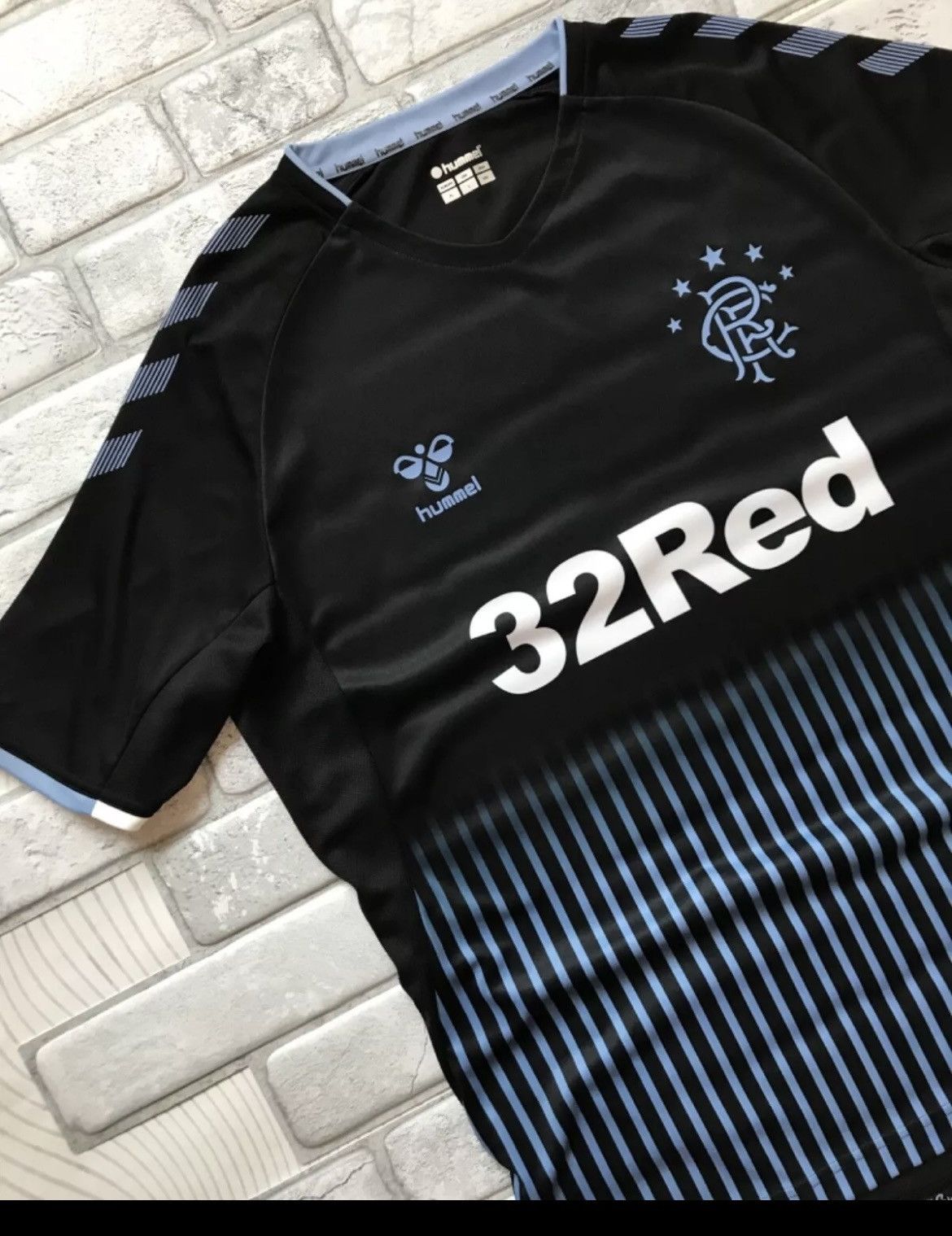 Hummel Glasgow Rangers 2019/2020 away football soccer jersey Size US XL / EU 56 / 4 - 3 Thumbnail