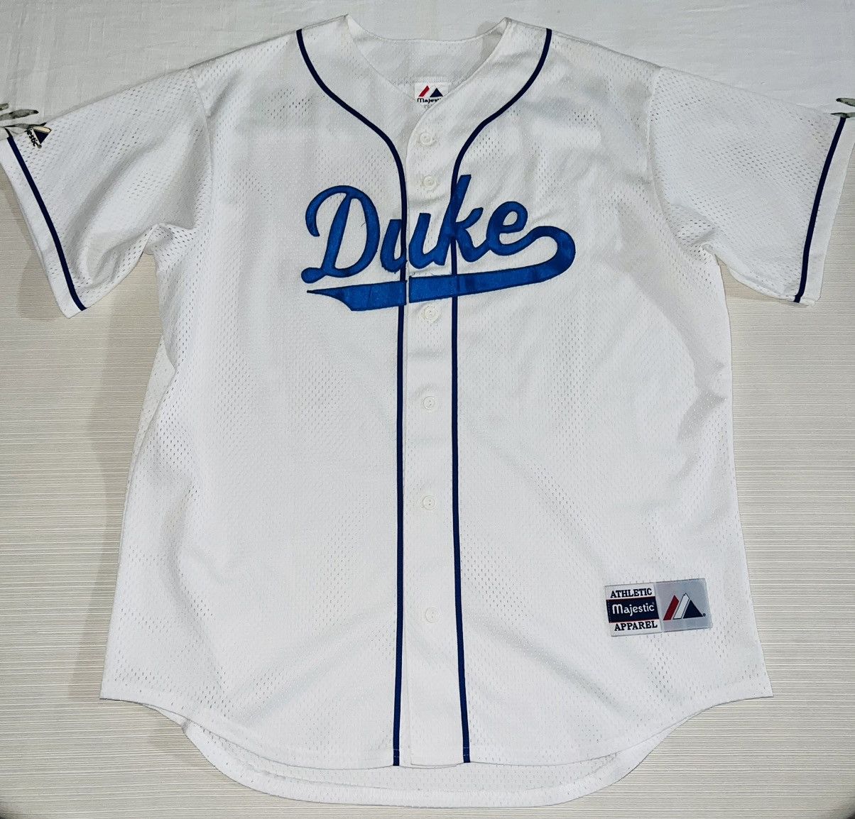 Majestic VINTAGE DUKE UNIVERSITY BASEBALL JERSEY Size US L / EU 52-54 / 3 - 5 Thumbnail