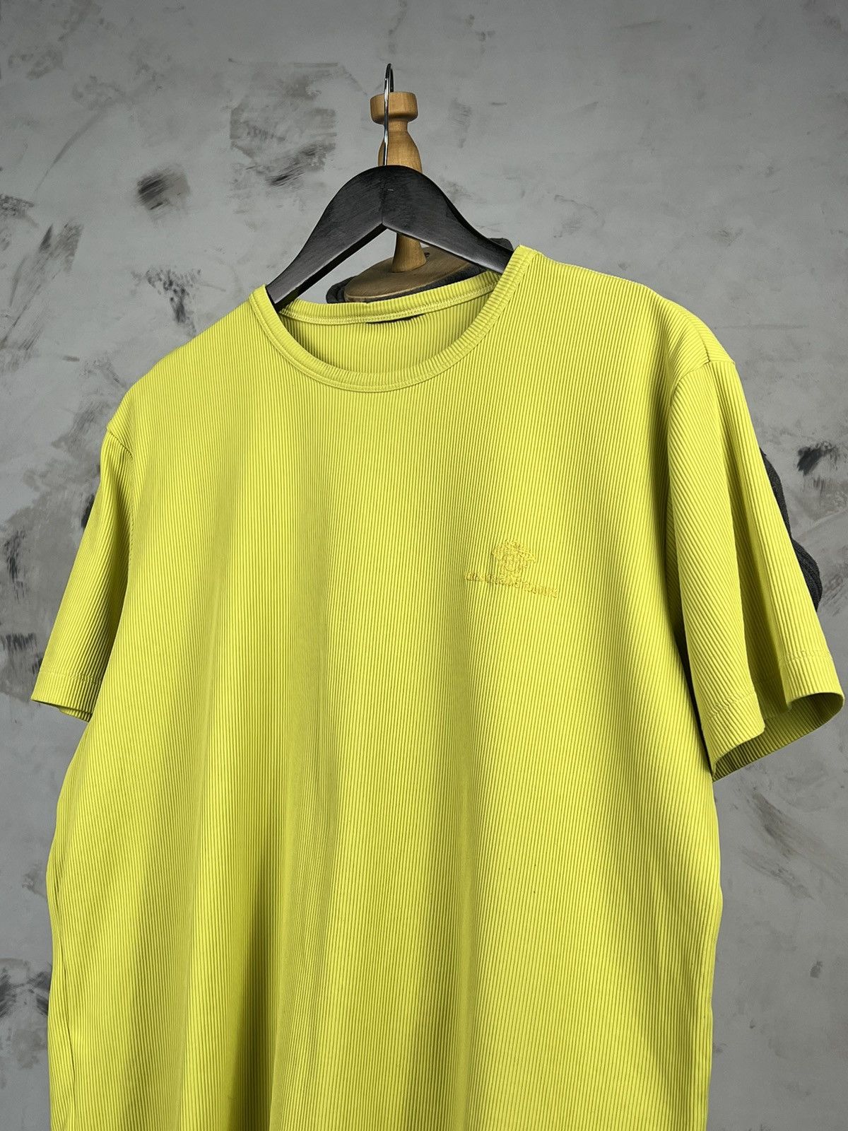 Versace Jeans Couture Versace Ribbed T-Shirt Size M - L Size US L / EU 52-54 / 3 - 3 Thumbnail