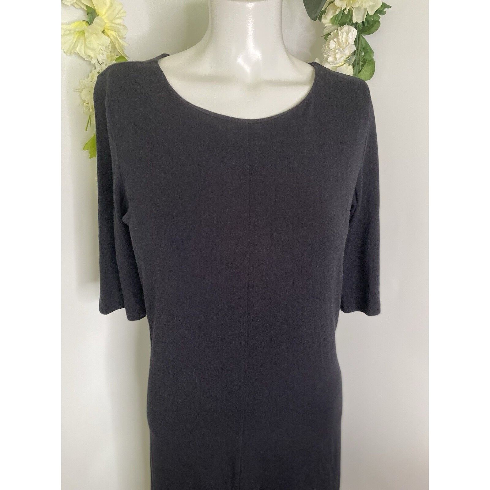 Diane von Furstenberg Diane Von Furstenberg Women Scoop Neck Short Sleeve Midi Dre Size L / US 10 / IT 46 - 7 Thumbnail
