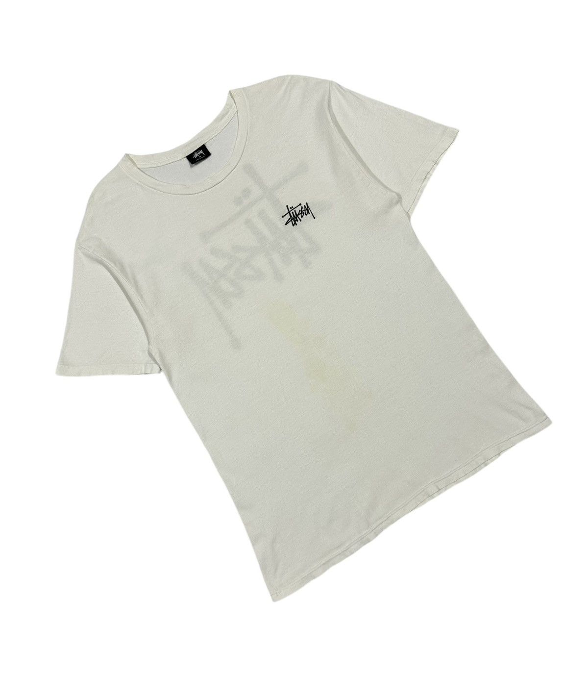 Stussy Stussy Og Basic Shadow Script Printed Tee Size US M / EU 48-50 / 2 - 5 Thumbnail