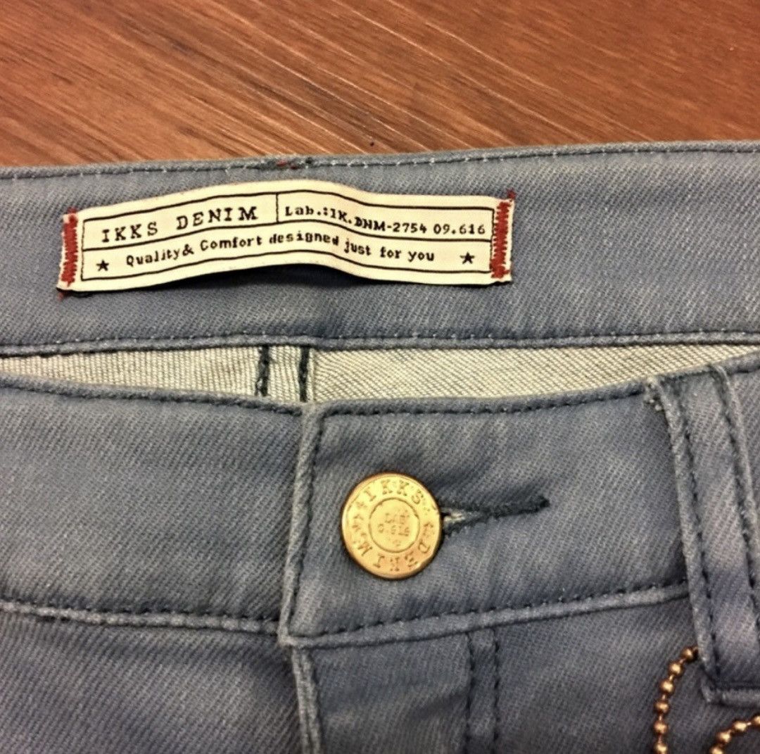 IKKS Ikks Denim European Brand Size 28" / US 6 / IT 42 - 6 Thumbnail