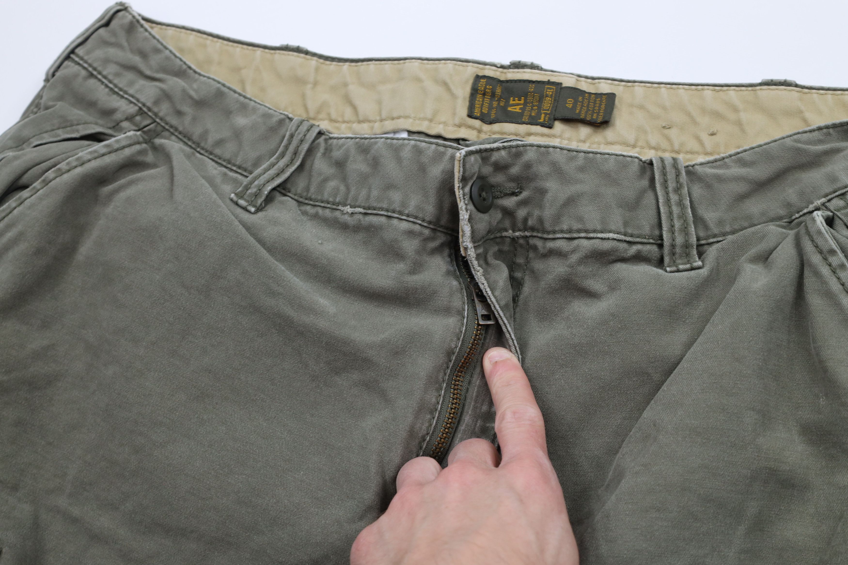 American Eagle Outfitters × Vintage Vintage American Eagle Outfitters Heavyweight Cargo Shorts Size US 40 / EU 56 - 6 Thumbnail