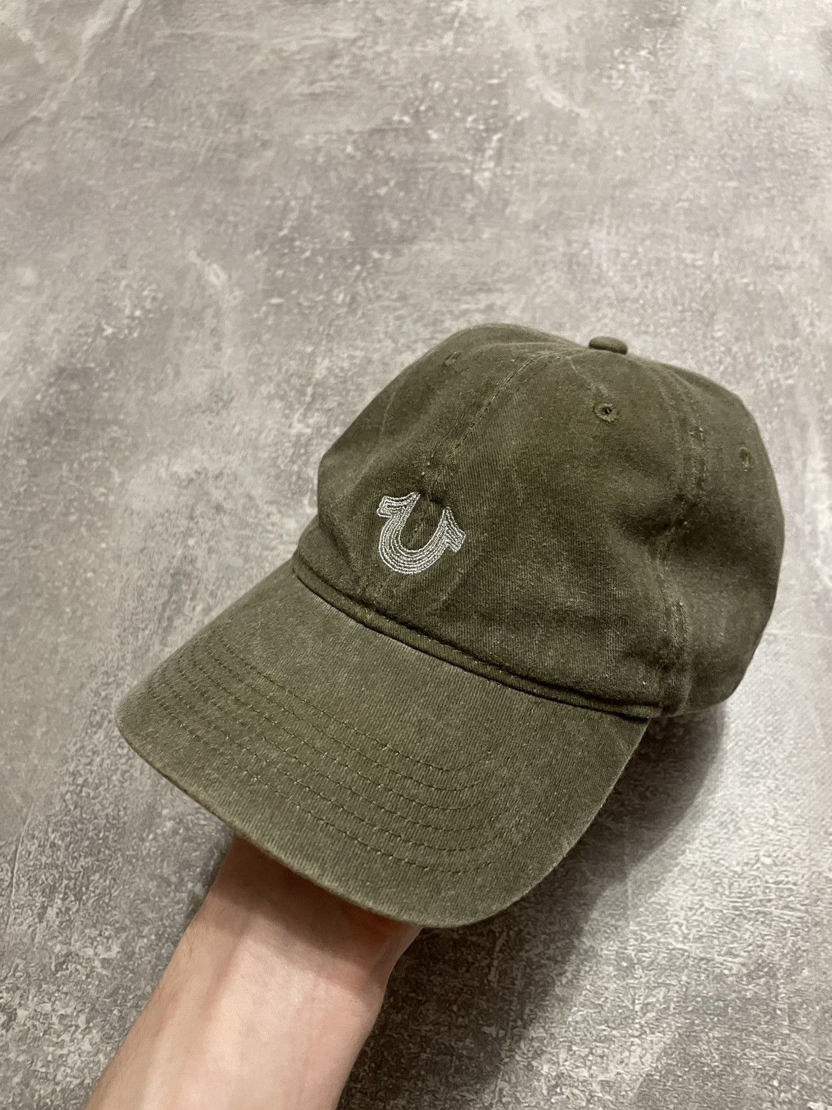 True Religion × Vintage Vintage True Religion Distressed Cap Hat Size ONE SIZE - 4 Thumbnail